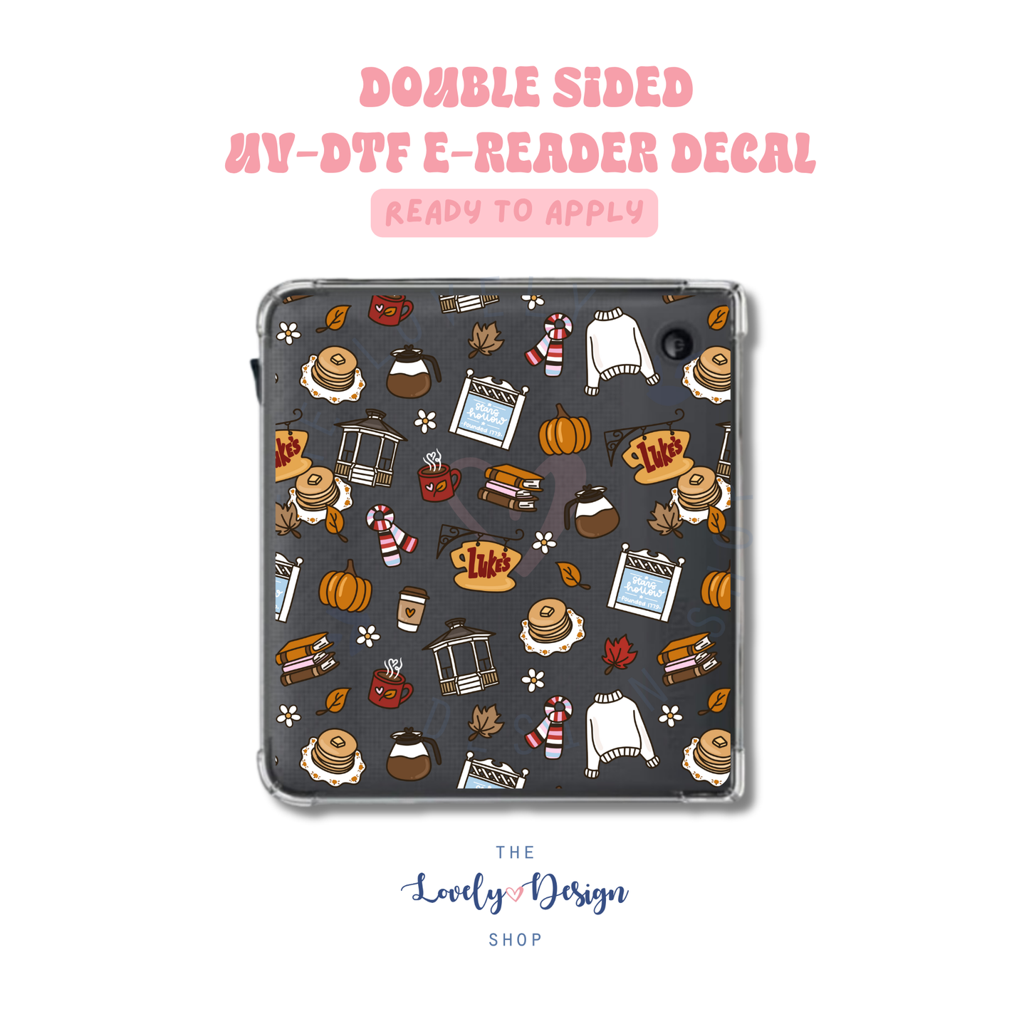 Fall GG Show - UV DTF E-Reader Decal - Aug 8