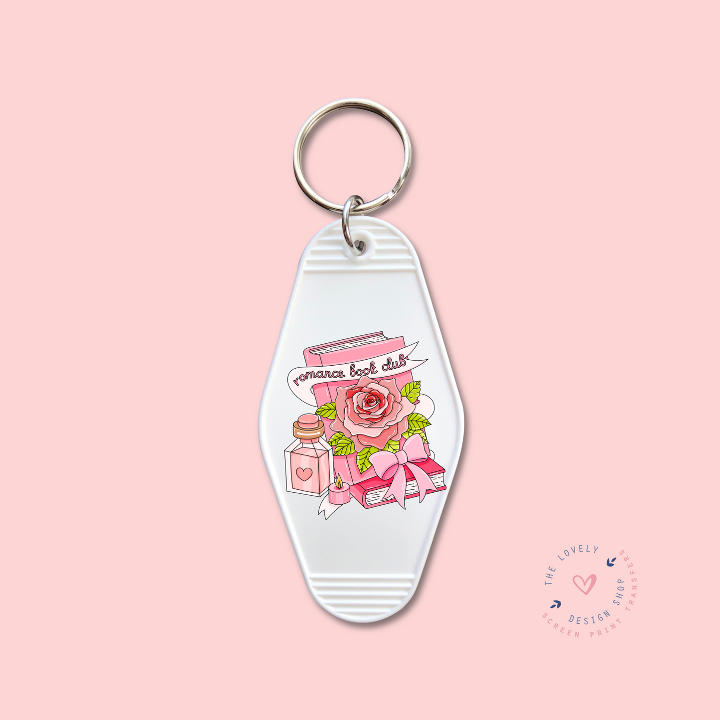 Romance Book Club - Keychain UV DTF Decal - Dec 23
