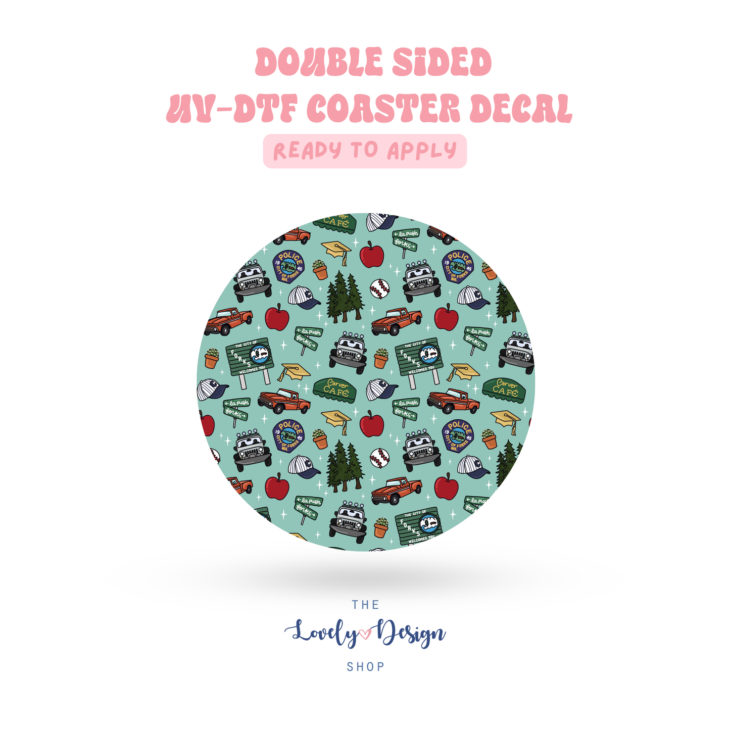 Twilight Items - UV DTF Coaster Decal - Sep 15