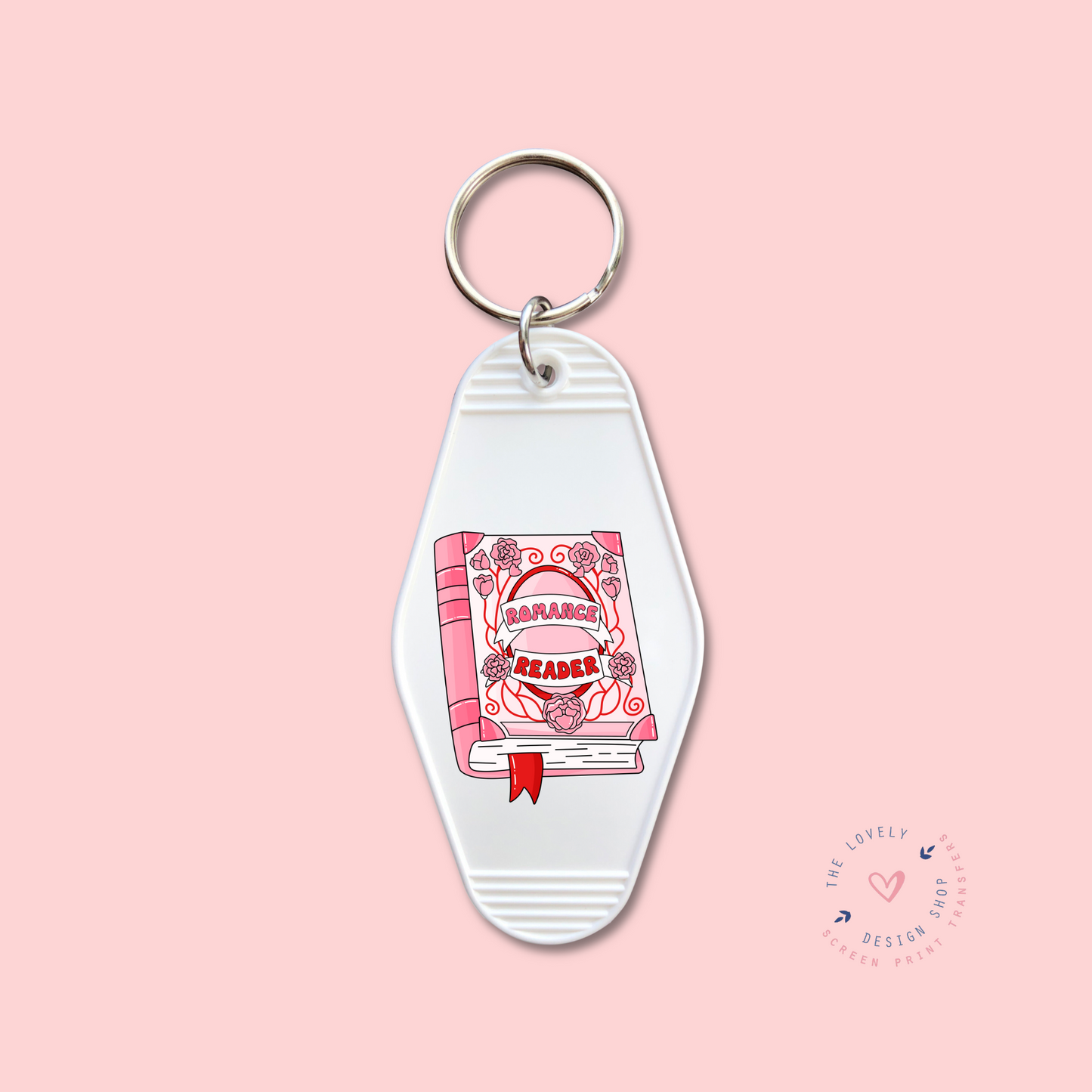 Romance Reader - Keychain UV DTF Decal - Dec 23