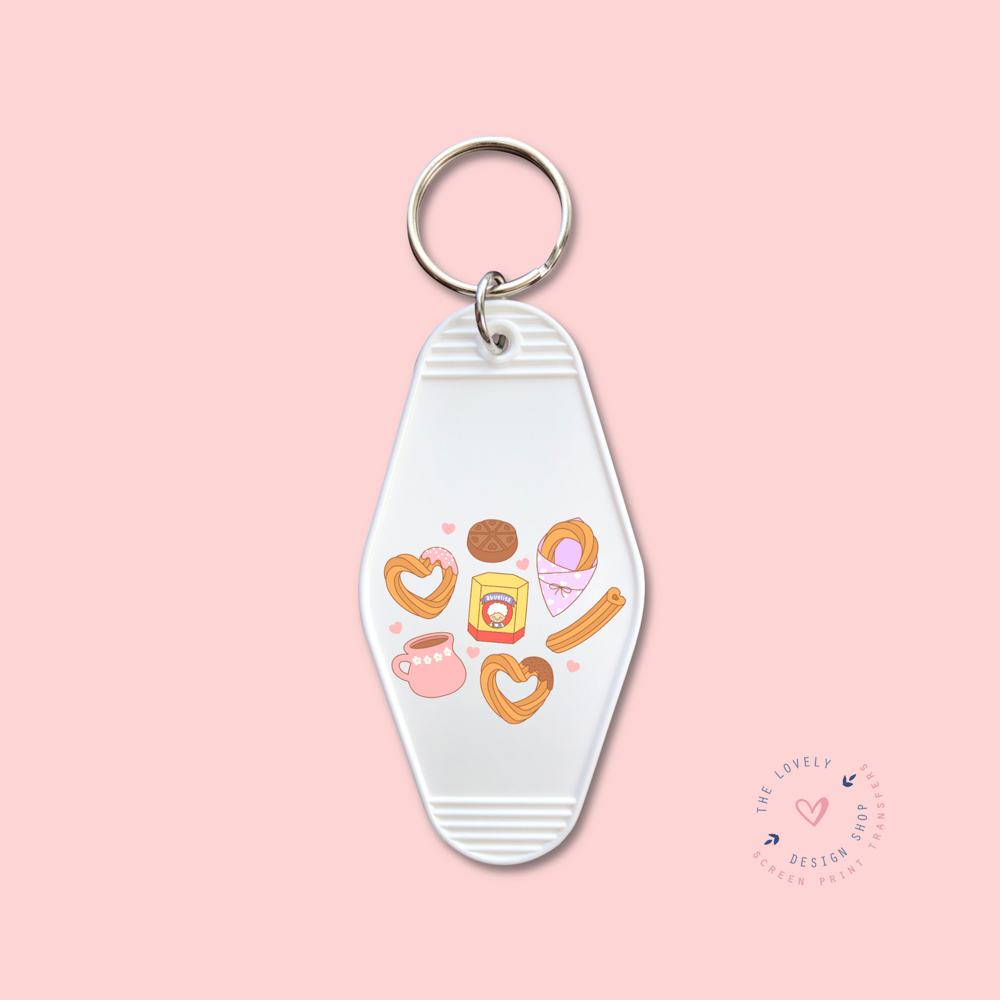 Heart Churros - Keychain UV DTF Decal - Aug 12
