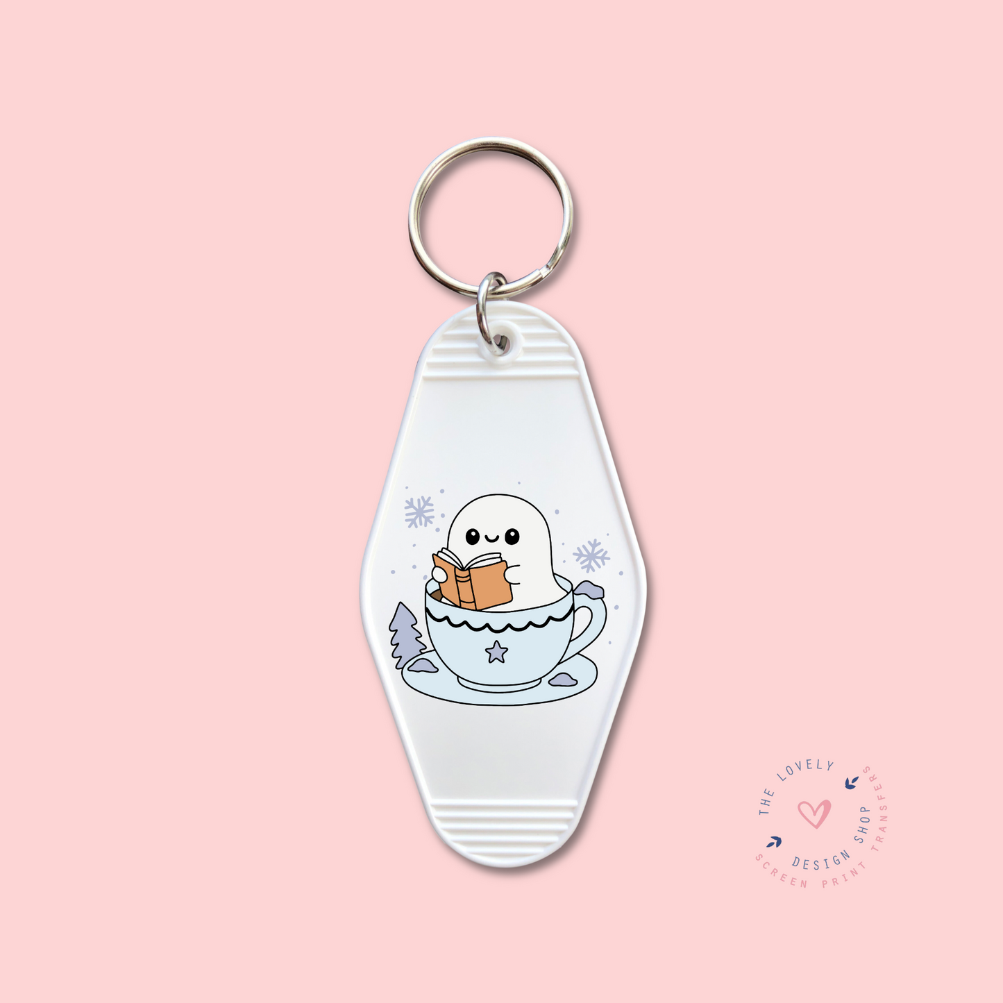 Hot Cocoa Hot Tub - Keychain UV DTF Decal - Oct 21