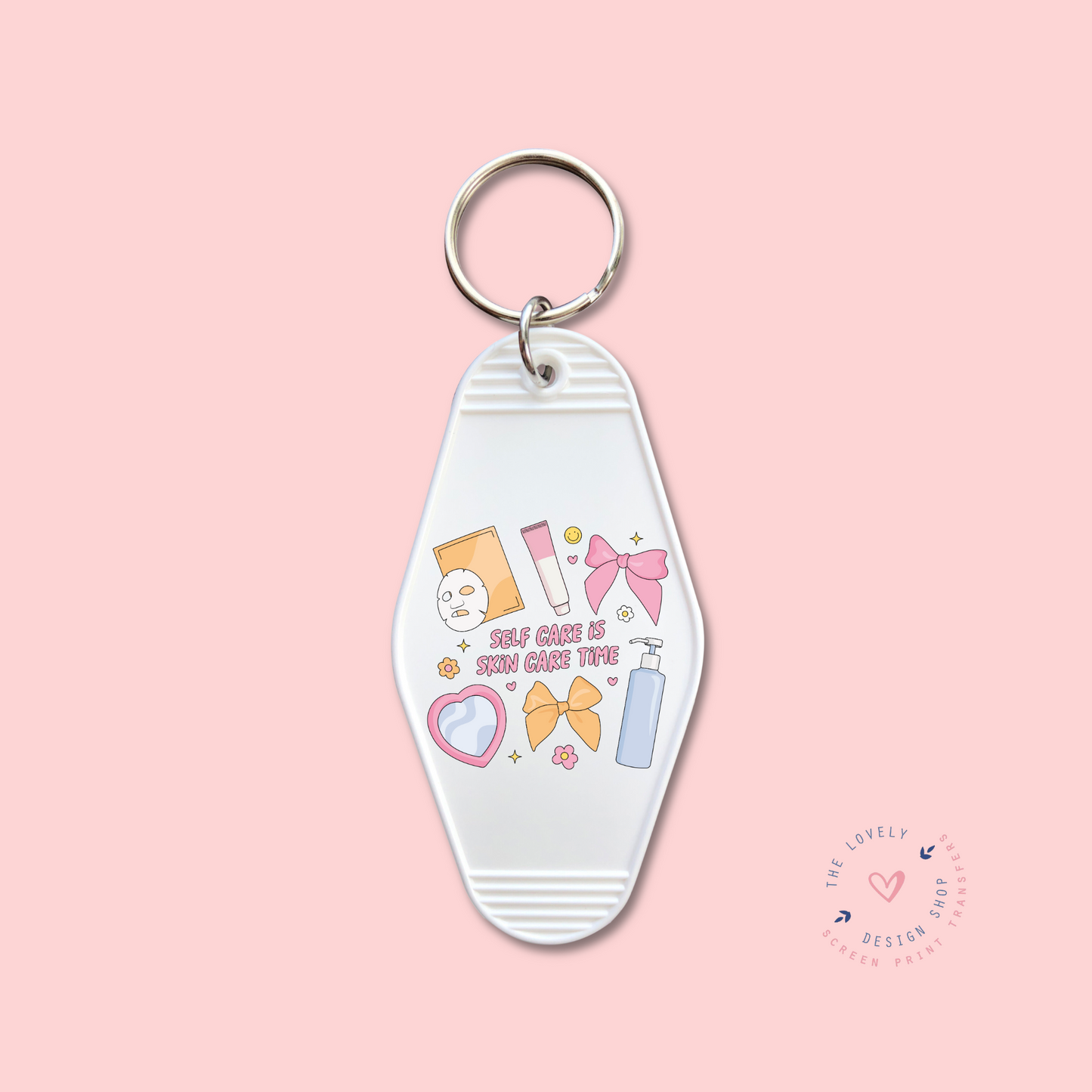 Self Care Is Skin Care Time - Keychain UV DTF Decal - Nov 18
