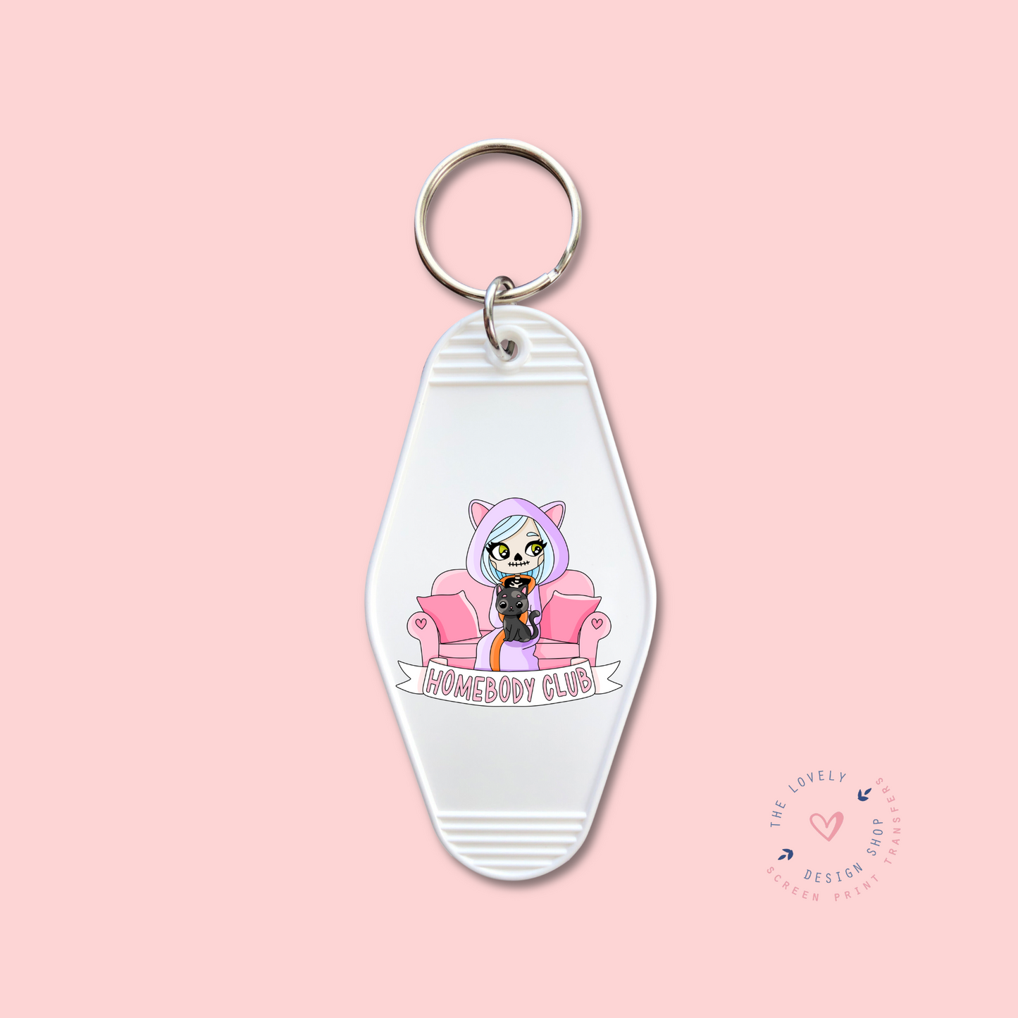 Homebody Club - Keychain UV DTF Decal - Aug 12