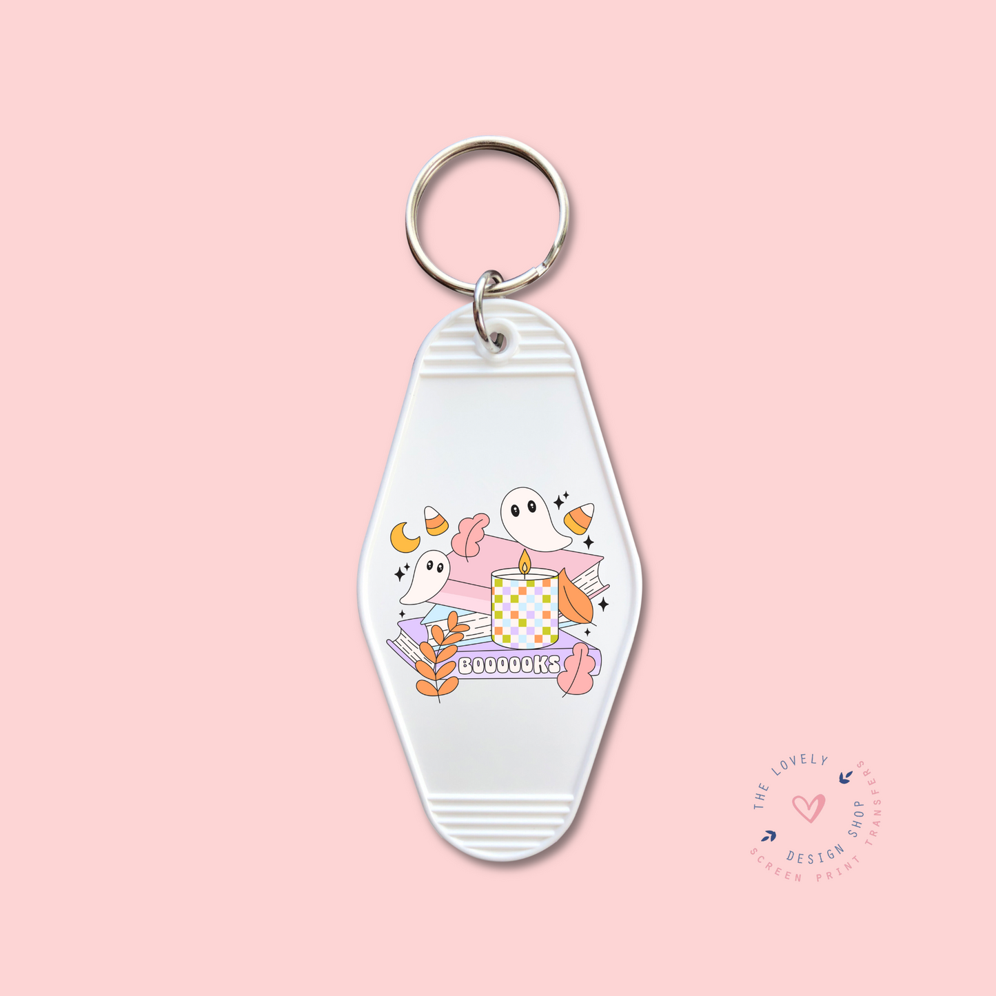 Boooooks - Keychain UV DTF Decal - Sep 3