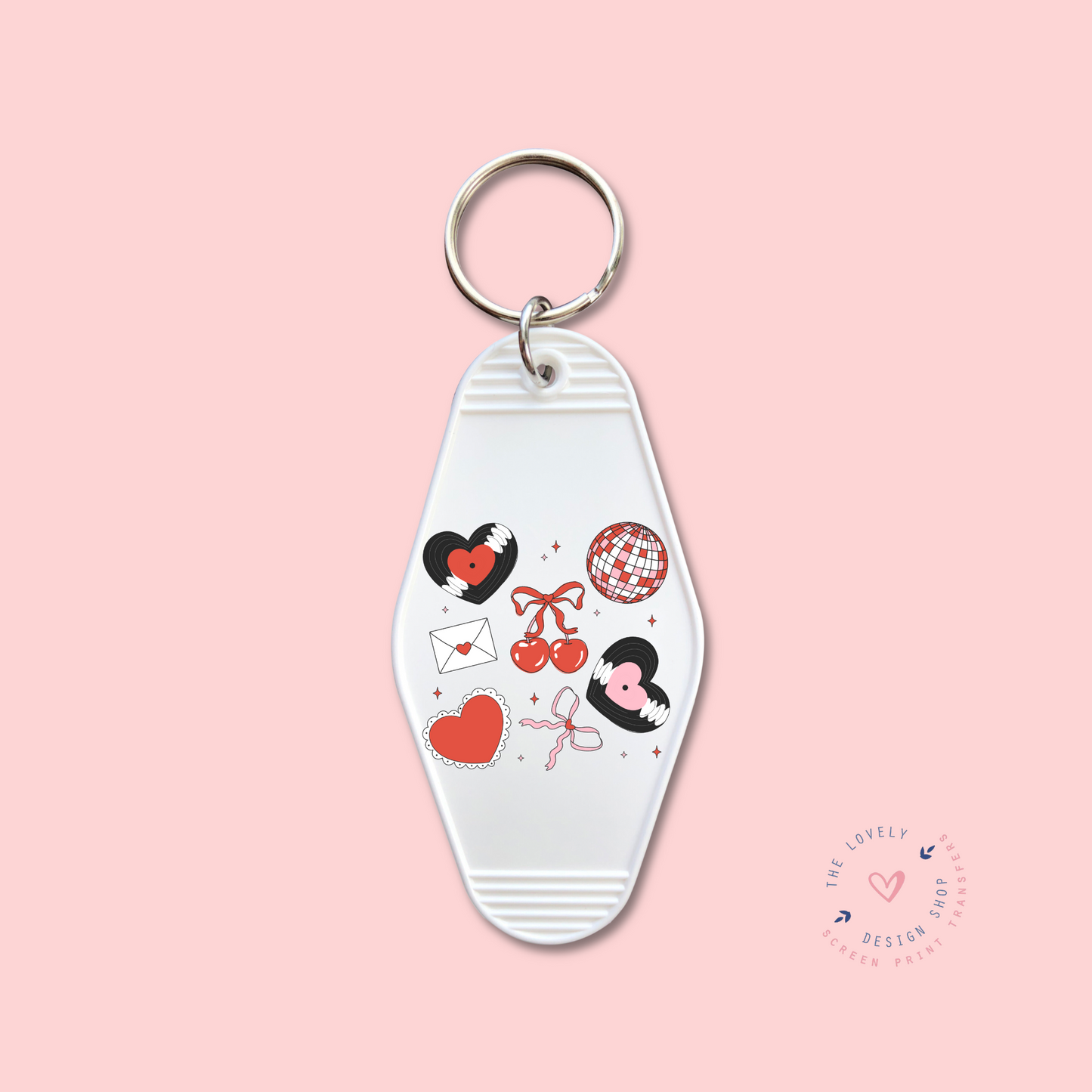 Coquette Jumble - Keychain UV DTF Decal - Dec 23