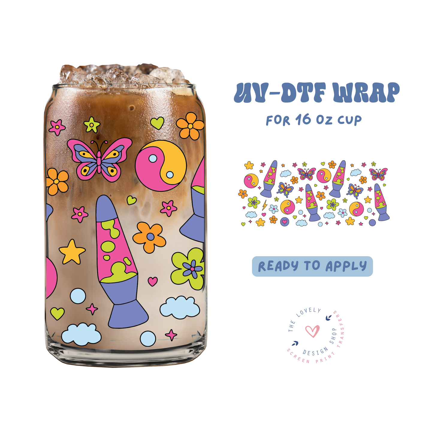Y2K Moments - UV DTF 16 oz Libbey Cup Wrap - Feb 19