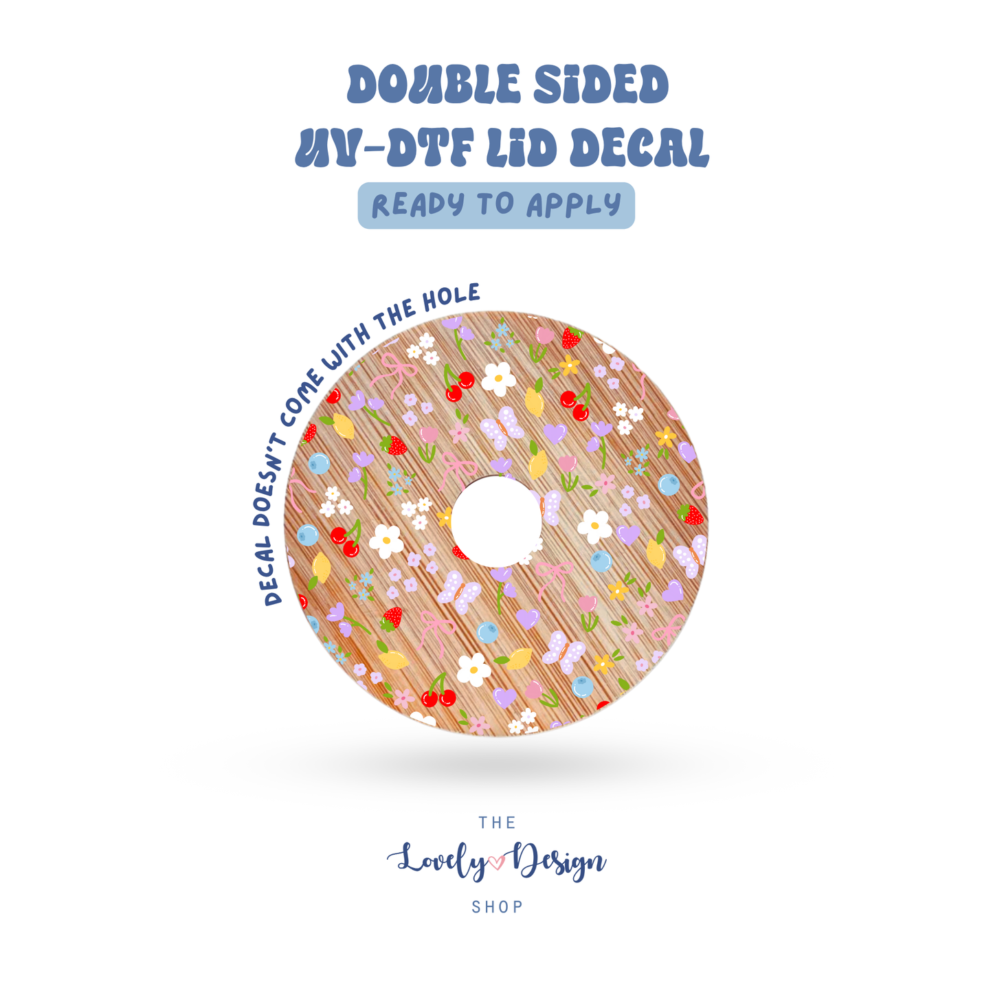 Colorful Summer - UV DTF Lid Decal - Aug 8