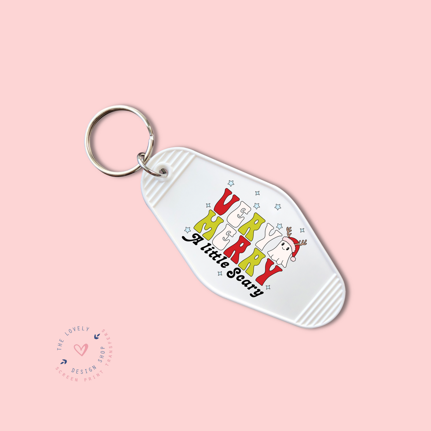 Very Merry A Little Scary - Keychain UV DTF Decal - Sep 16