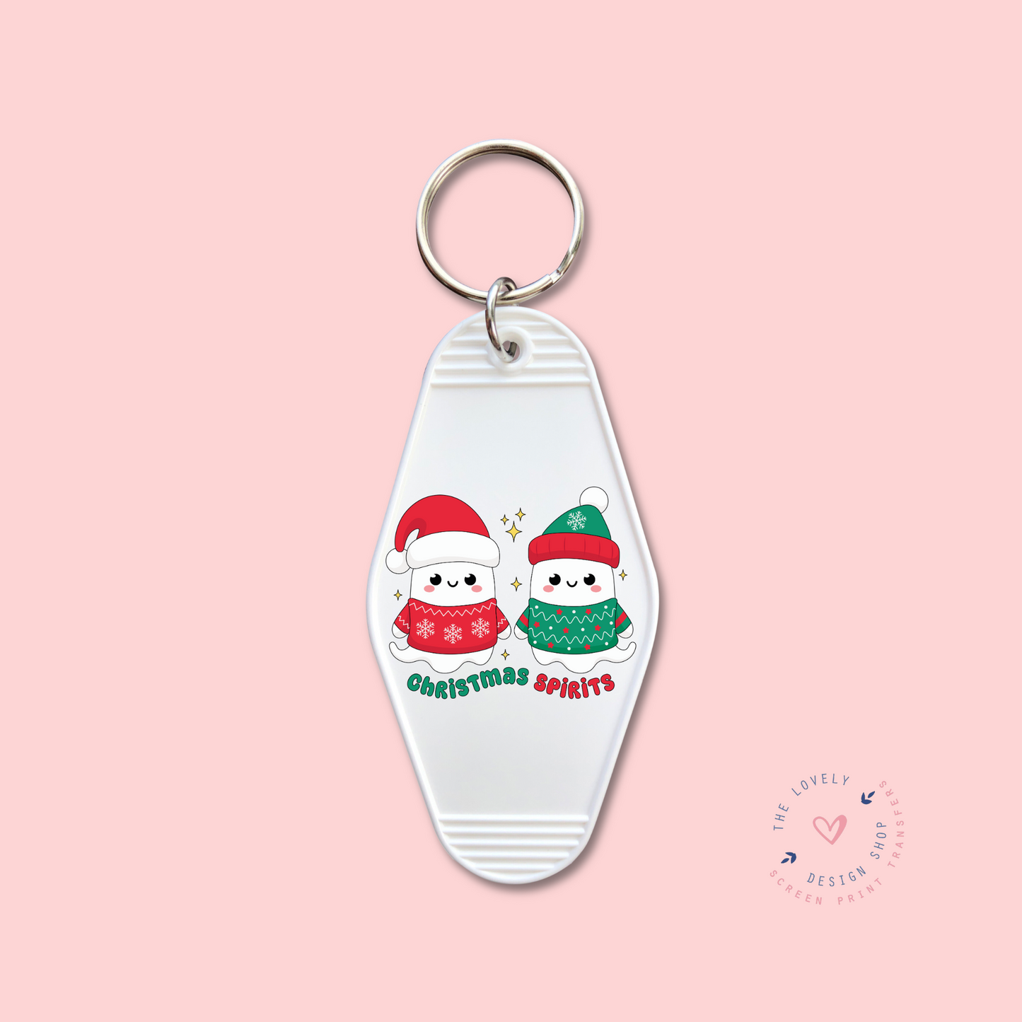 Christmas Spirits - Keychain UV DTF Decal - Oct 21