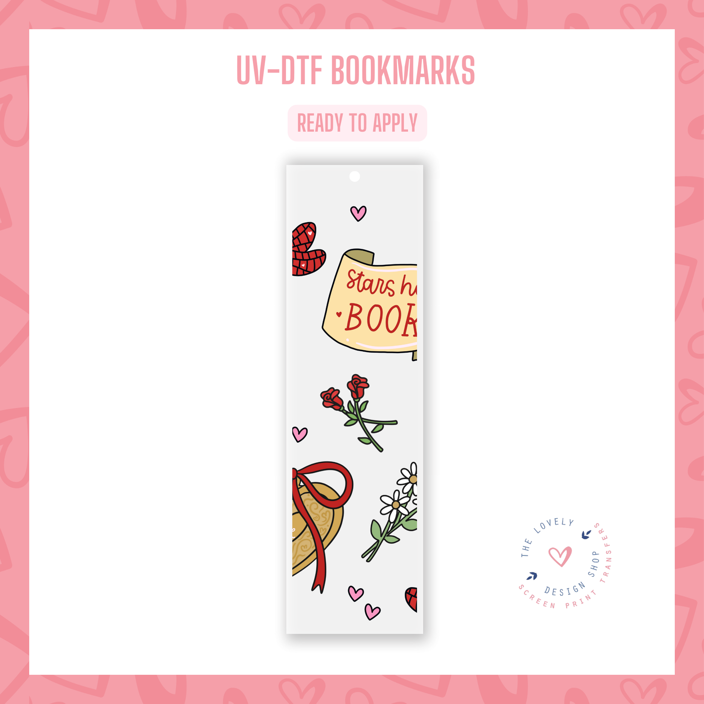 Where You Lead - UV DTF Bookmark Decal - Jan 14