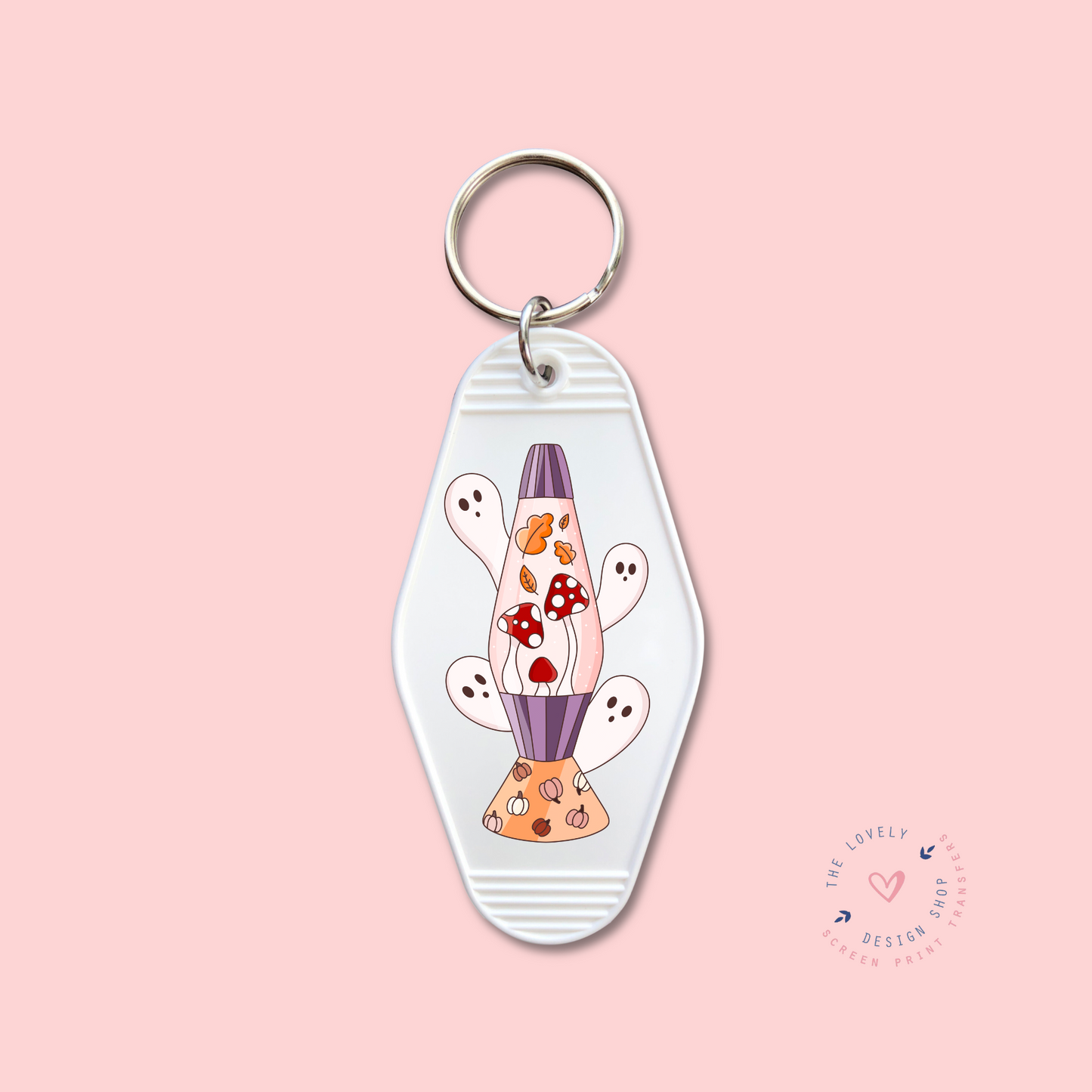 Ghost Lava Lamp - Keychain UV DTF Decal - Aug 12