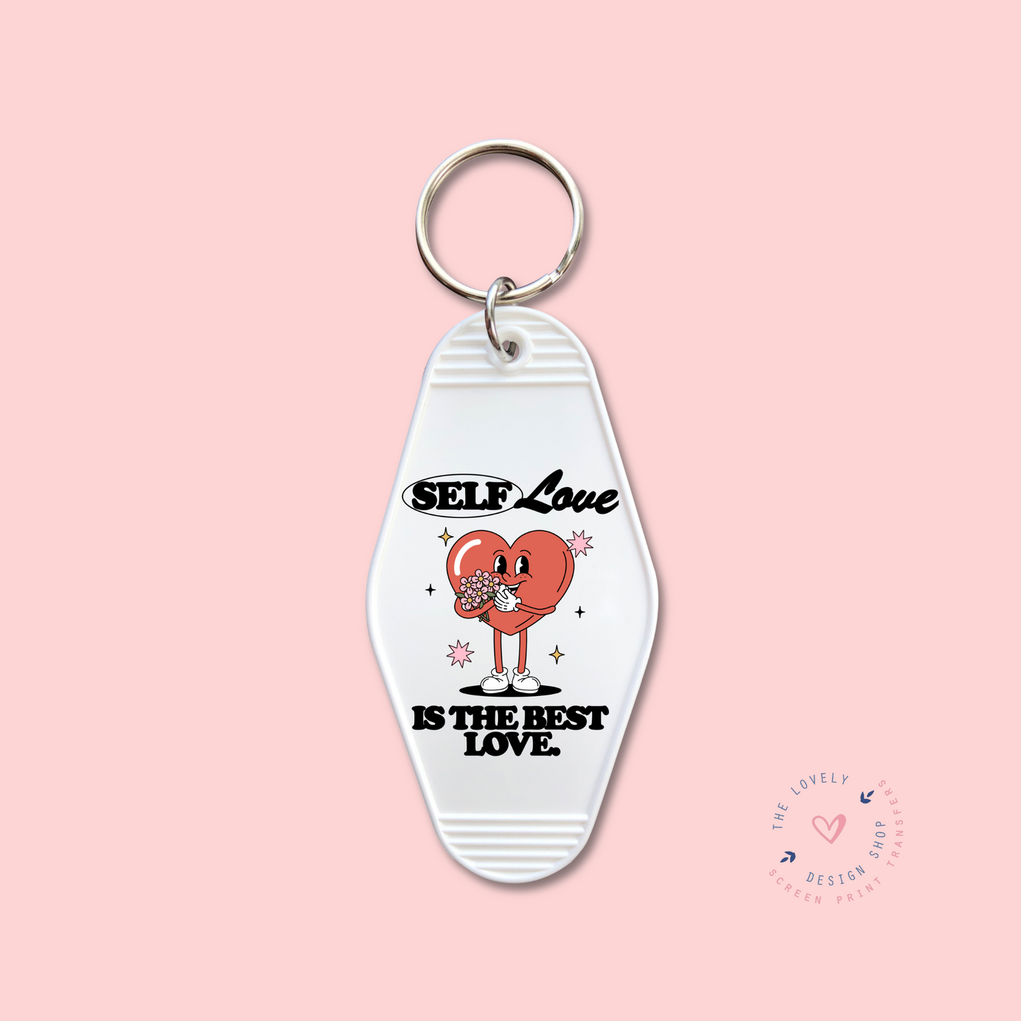 Self Love Heart - Keychain UV DTF Decal - Dec 23
