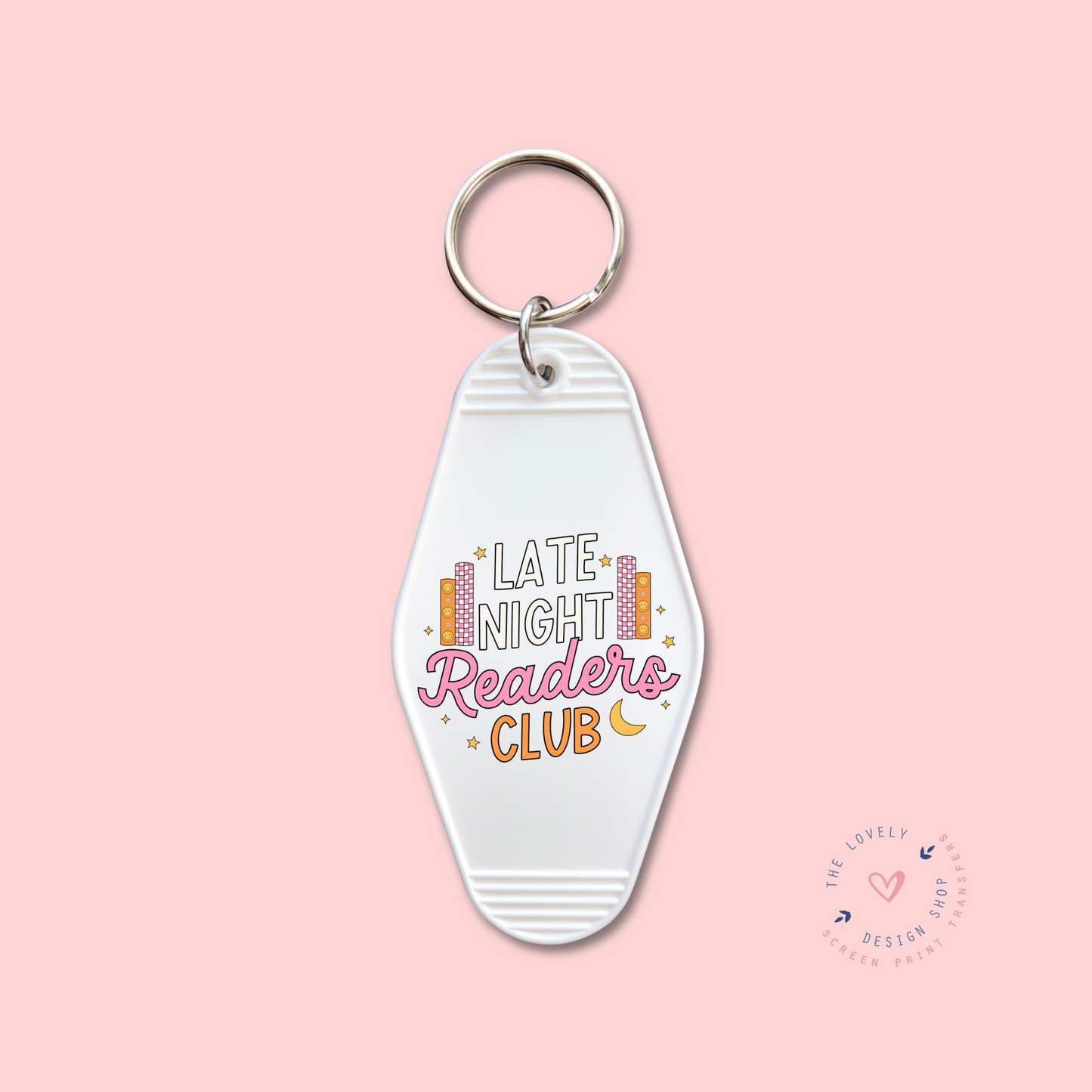 Late Night Readers Club - Keychain UV DTF Decal - Sep 16