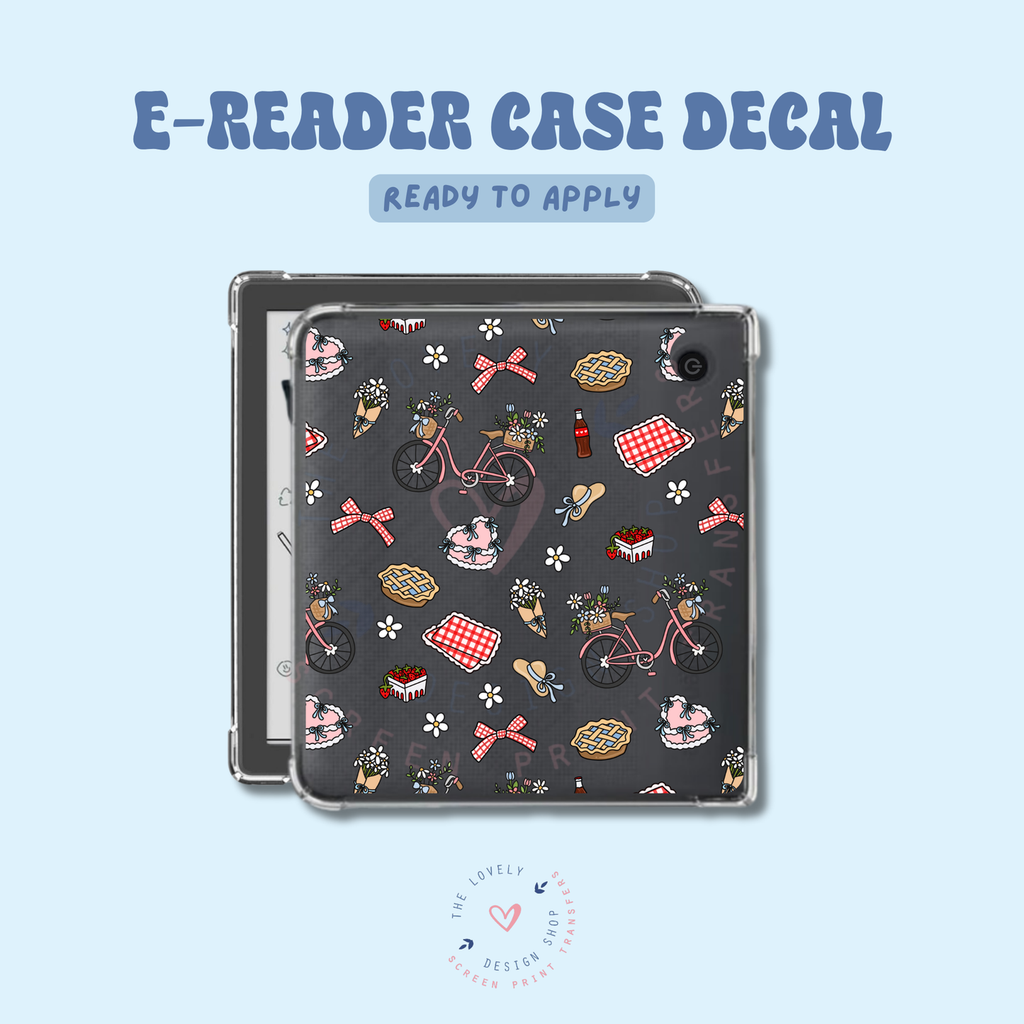 Picnic - UV DTF E-Reader Decal Jun 11