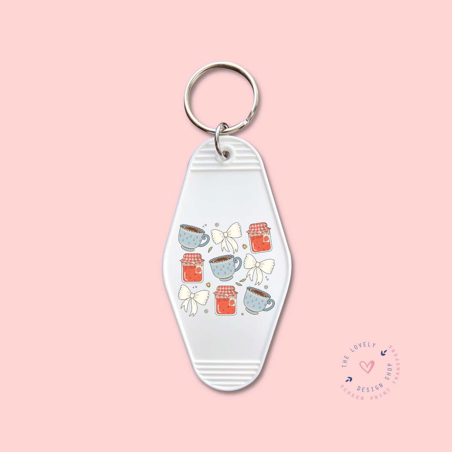 Cottage Girl Tea - Keychain UV DTF Decal - Jan 14