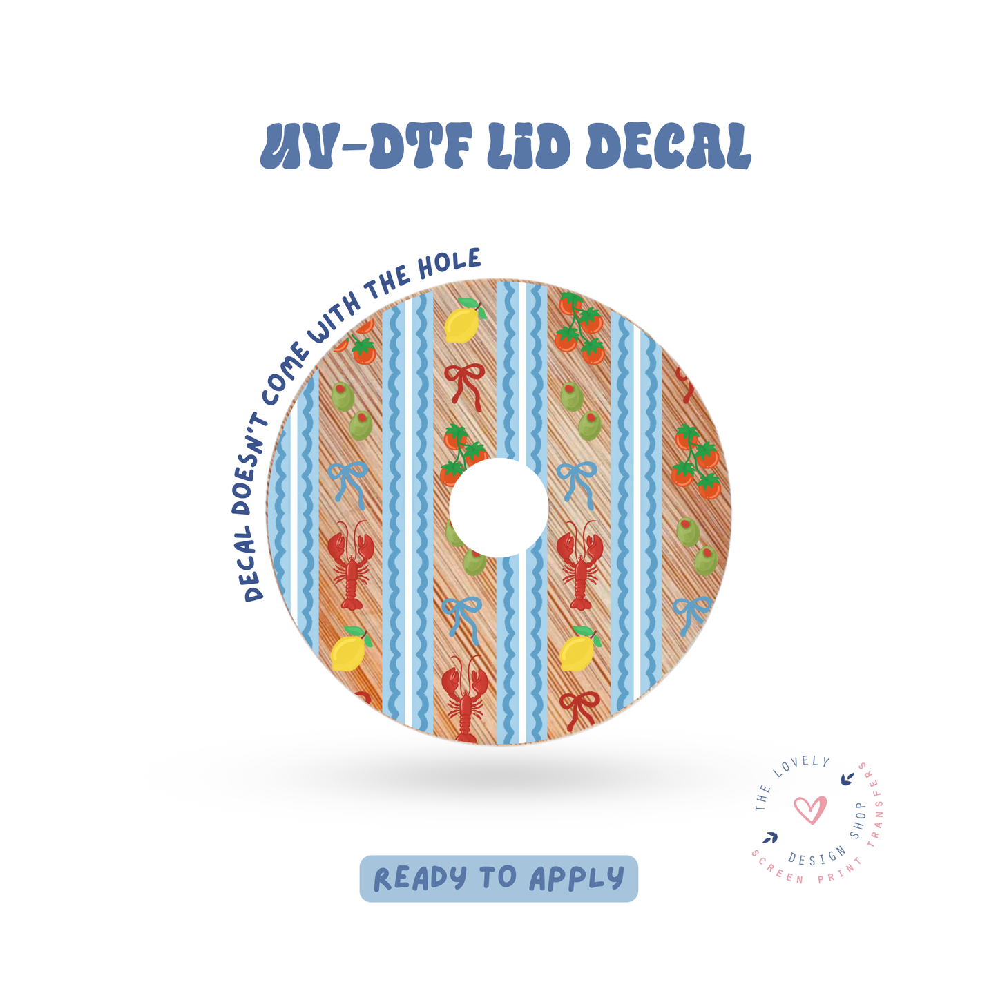 Dolce Vita - UV DTF Lid Decal - Jun 11