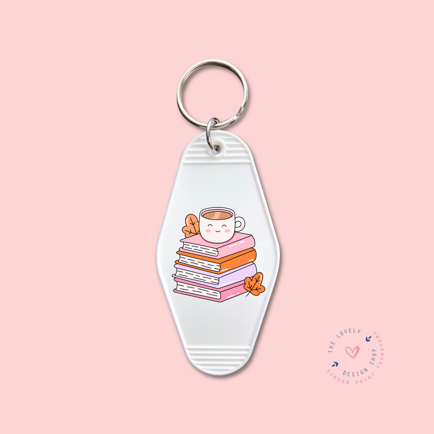 Bookish Coffee - Keychain UV DTF Decal - Oct 15