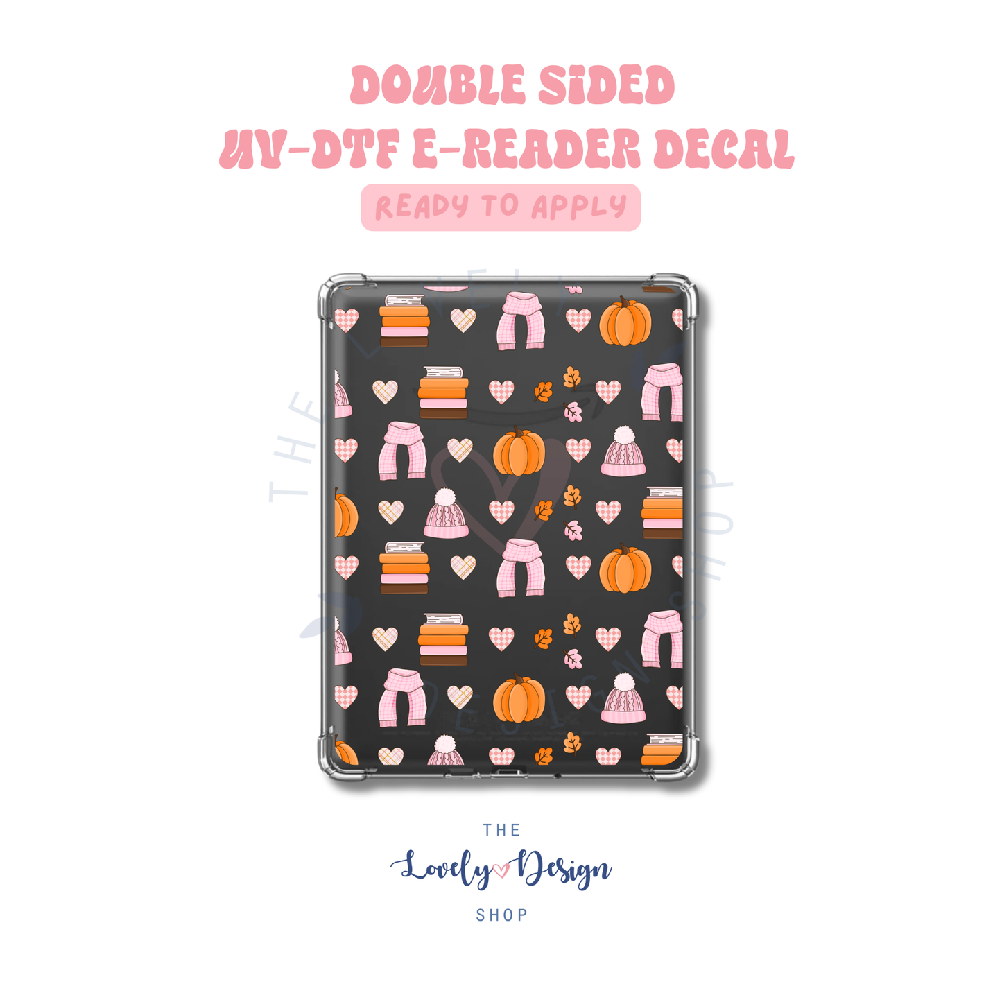 Autumn Girlie - UV DTF E-Reader Decal - Aug 27