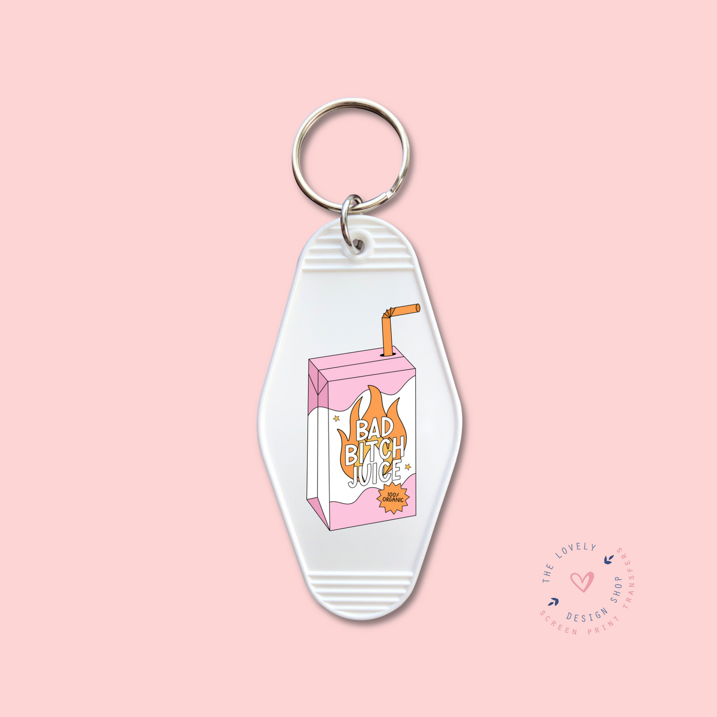 Bad B!(/# Juice - Keychain UV DTF Decal - Aug 19