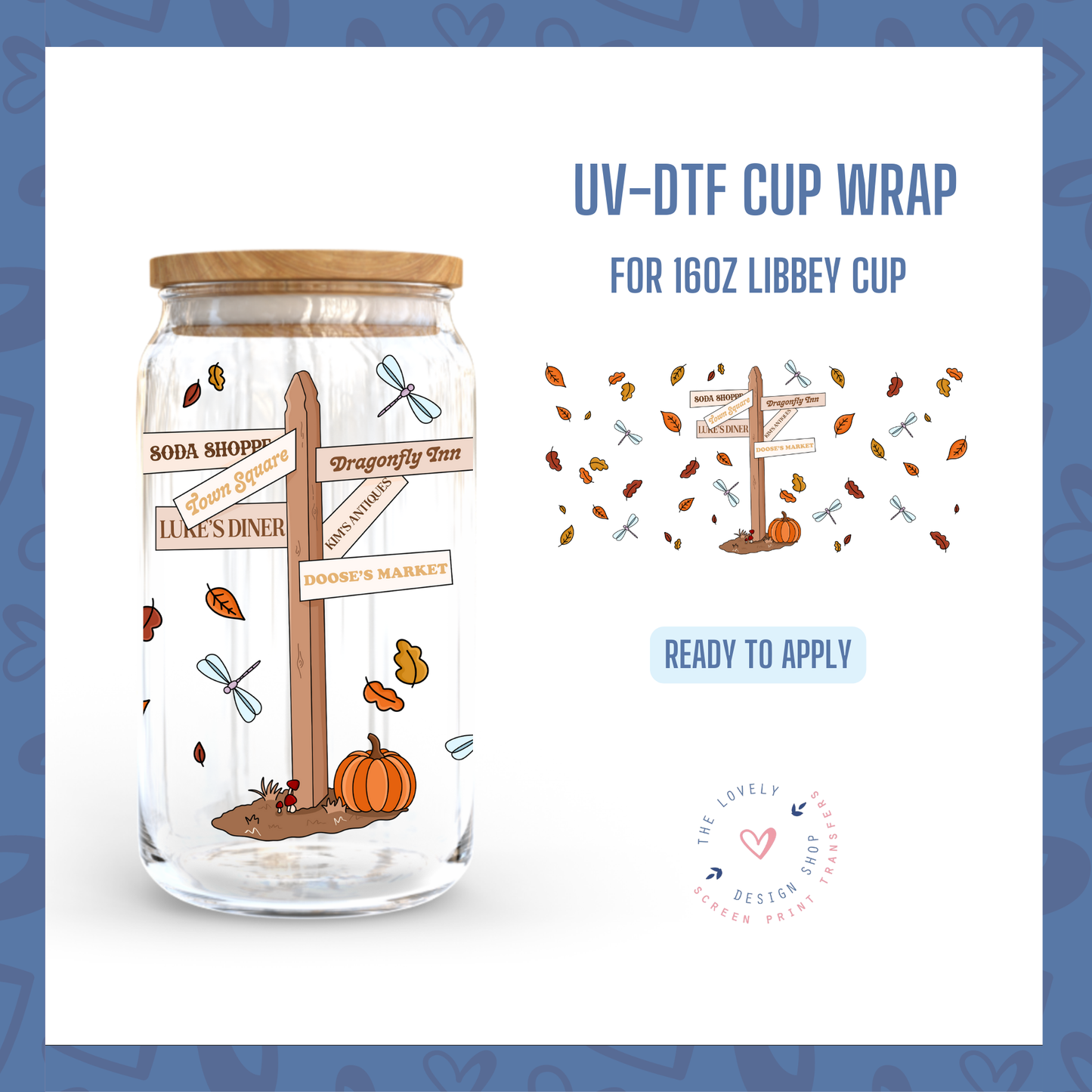 Girls Show Sign Post - UV DTF 16 oz Libbey Cup Wrap - Aug 19