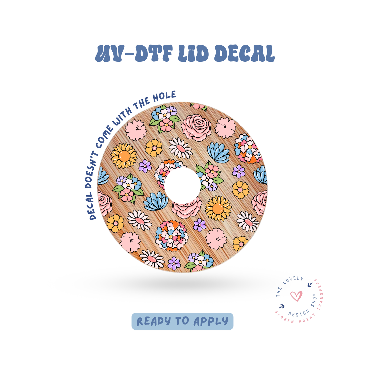 So Many Flowers! - UV DTF Bookmark Decal - Feb 12