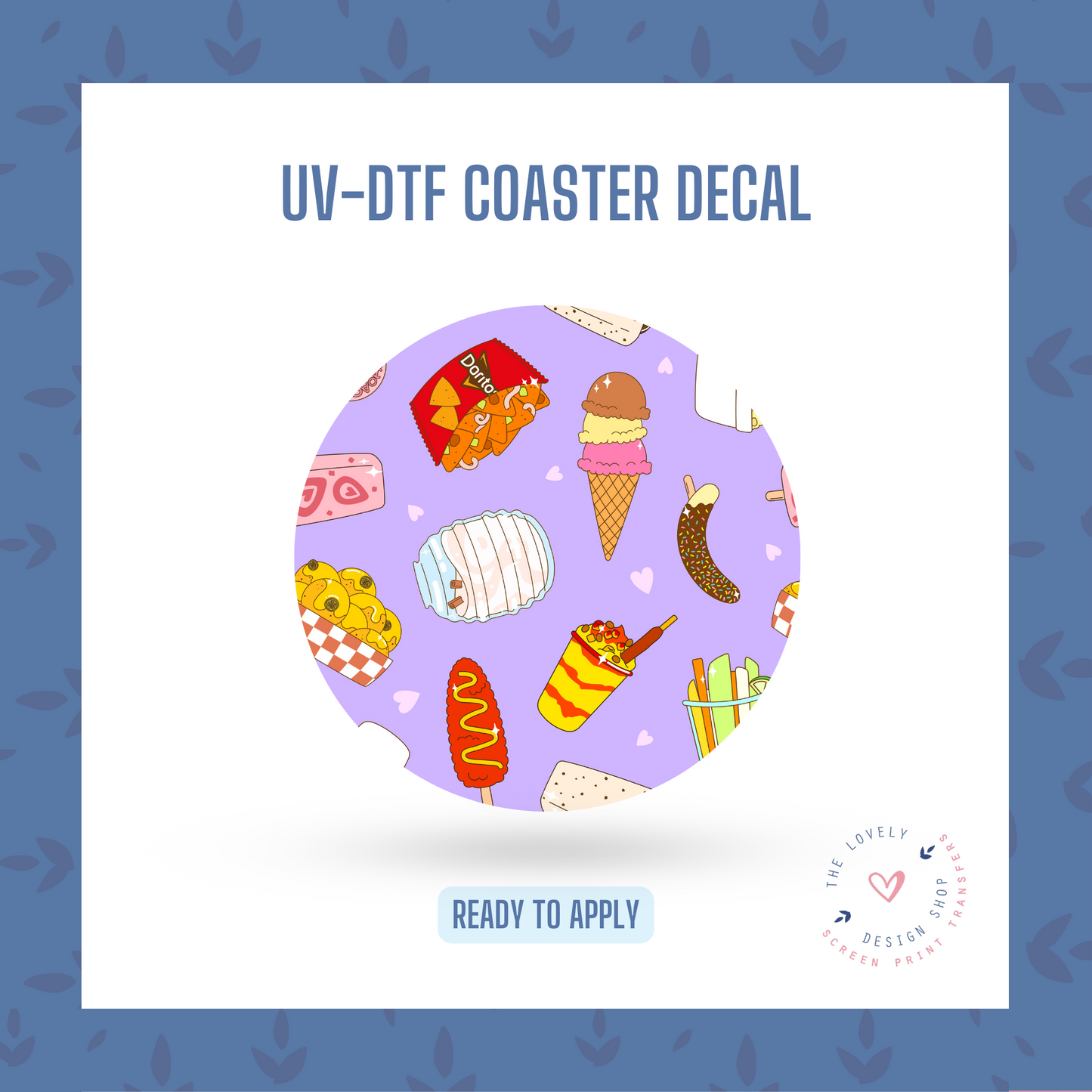 Michoacana - UV DTF Coaster Decal (Ready to Ship) Apr 22