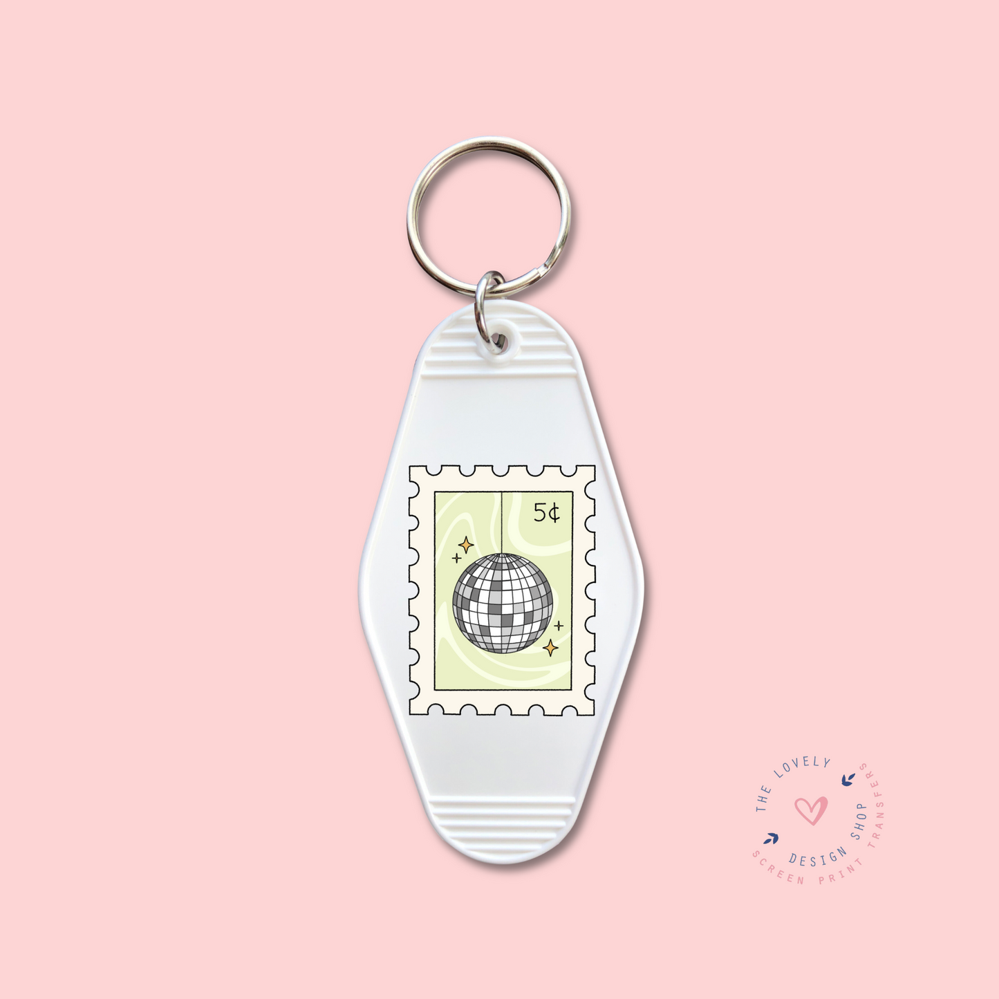 Disco Ball Stamps - Keychain UV DTF Decal - Dec 31