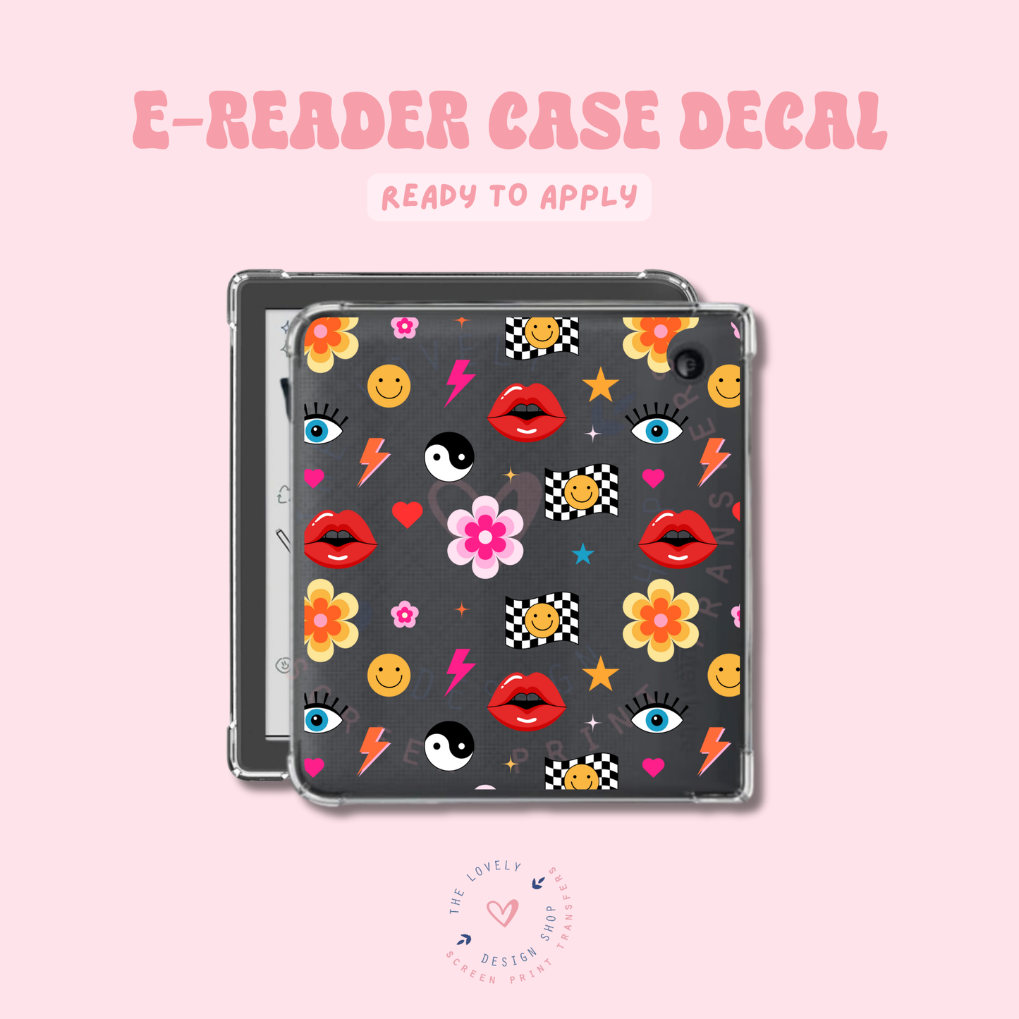 Retro Things - UV DTF E-Reader Decal - Feb 24