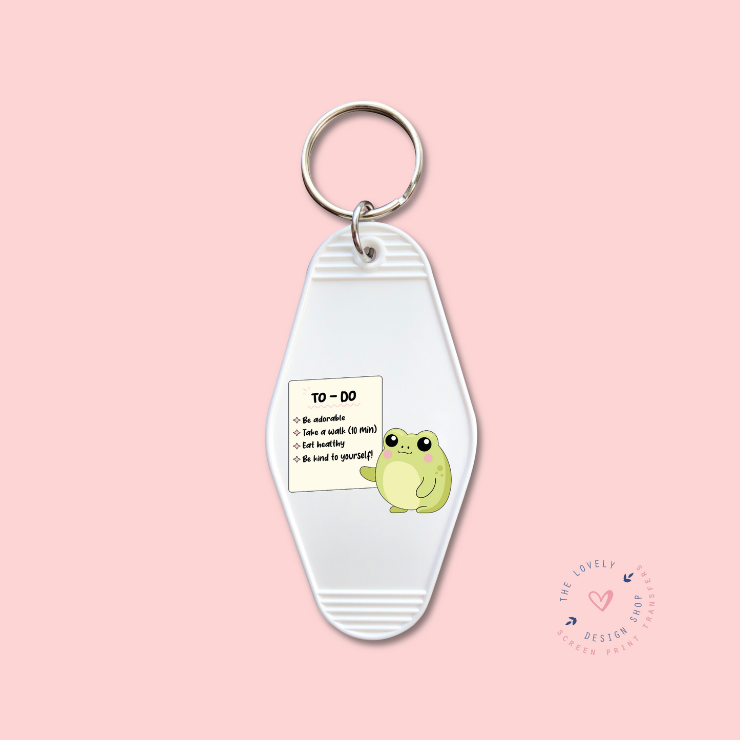 To Do List - Keychain UV DTF Decal - Nov 4