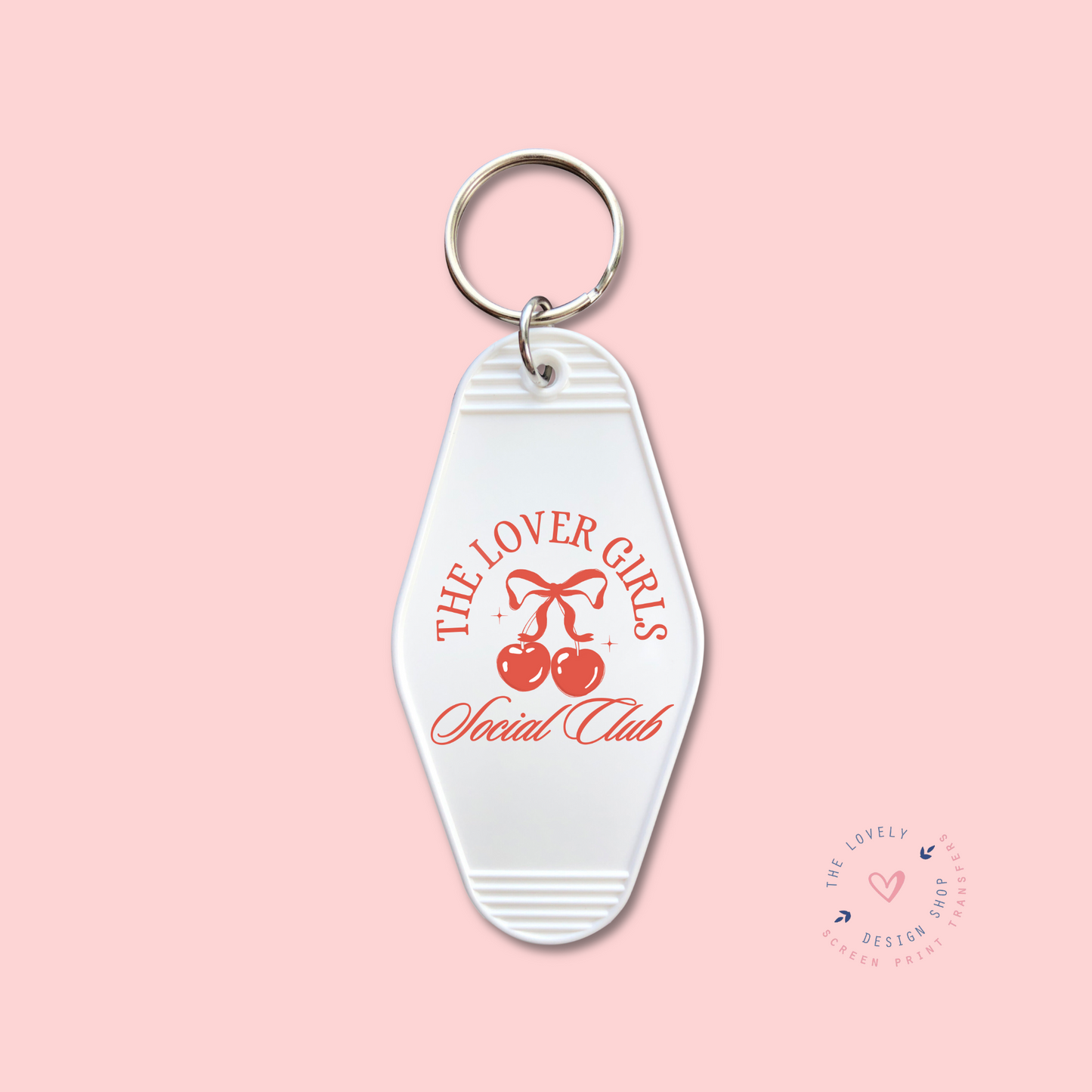 The Lover Girls Social Club - Keychain UV DTF Decal - Dec 23