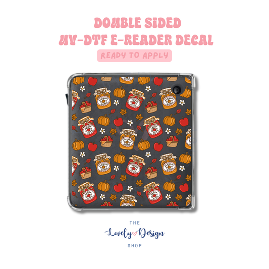 Fall Jars - UV DTF E-Reader Decal - July 24