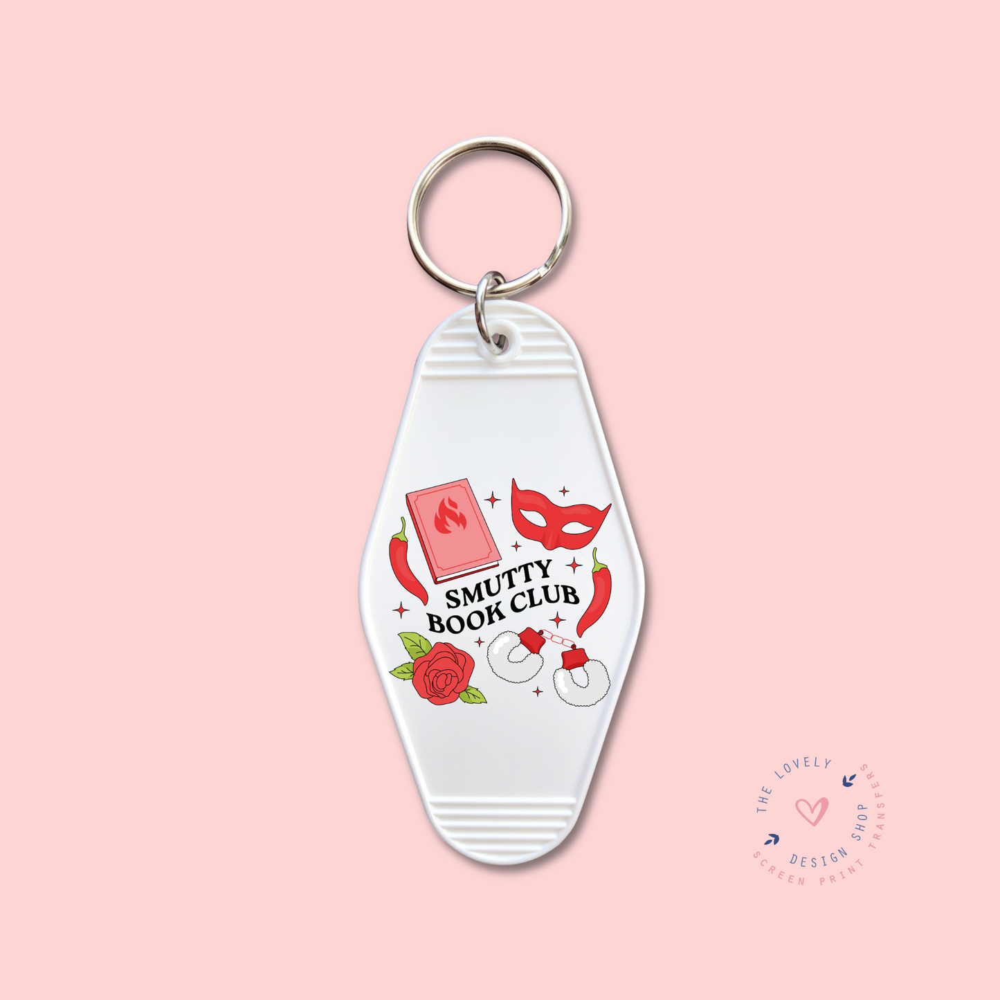 Smutty Book Club - Keychain UV DTF Decal - Nov 18