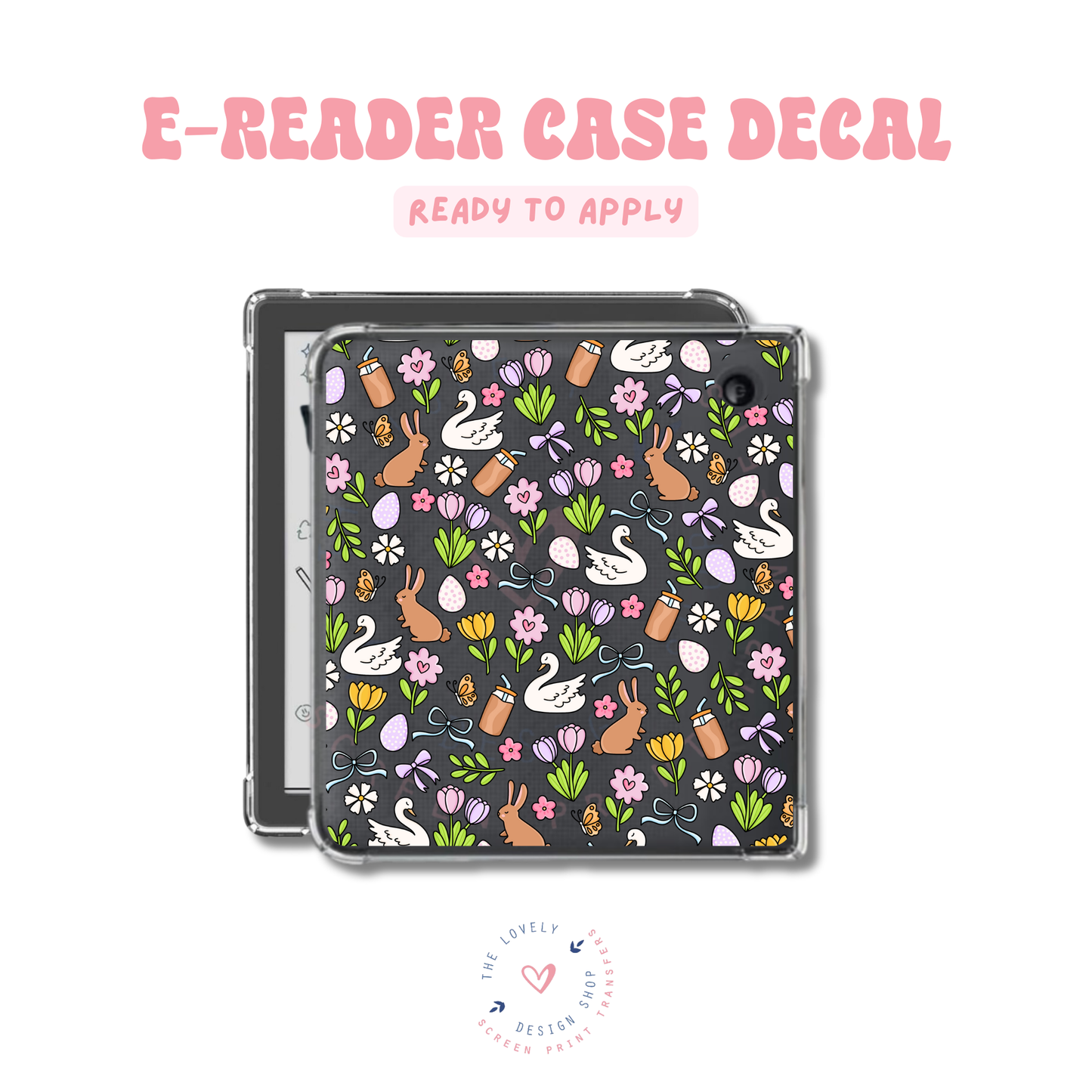 Spring - UV DTF E-Reader Decal - Apr 23
