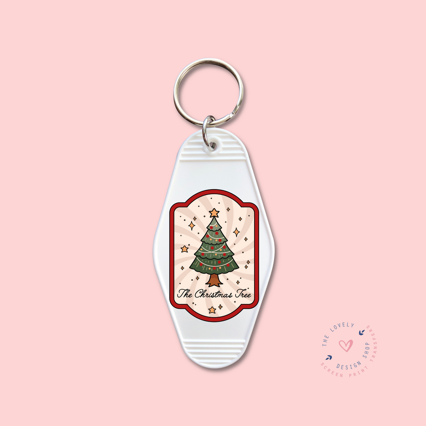 The Christmas Tree Label - Keychain UV DTF Decal - Sep 30