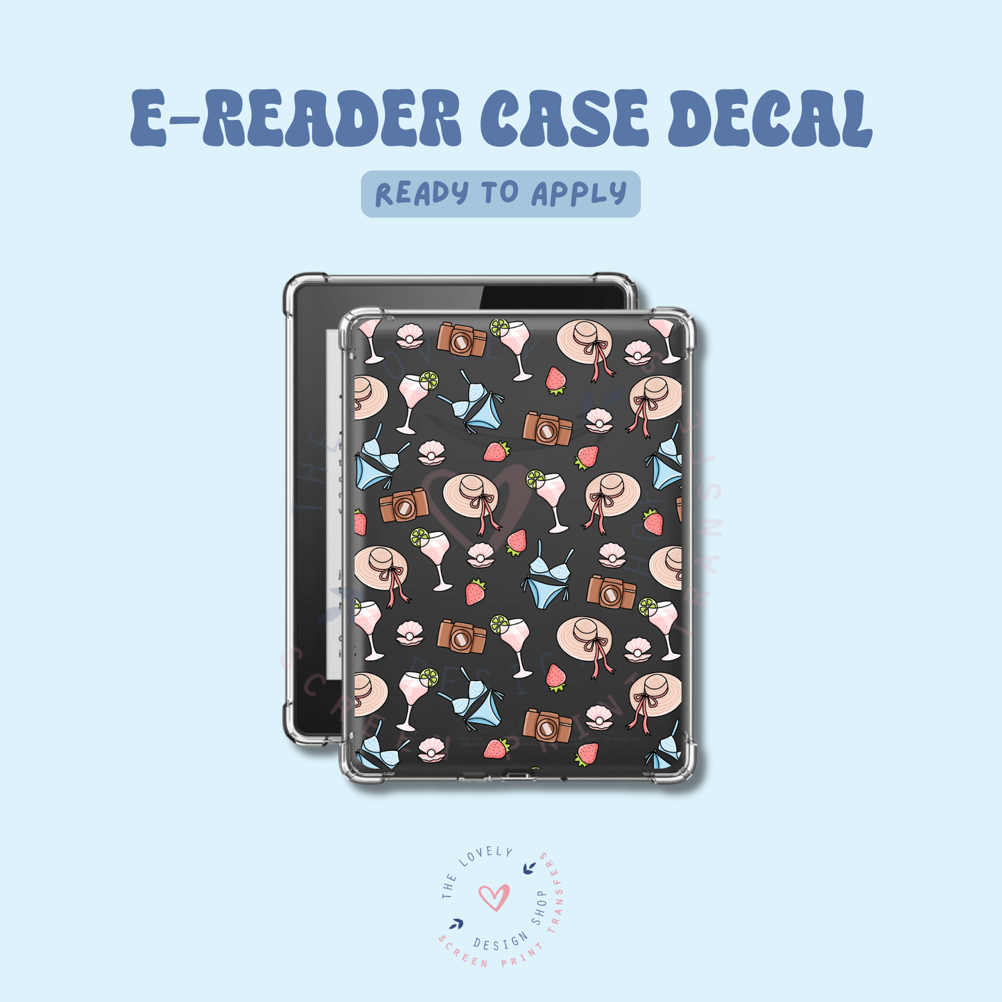 Soft Summer - UV DTF E-Reader Decal Jun 11