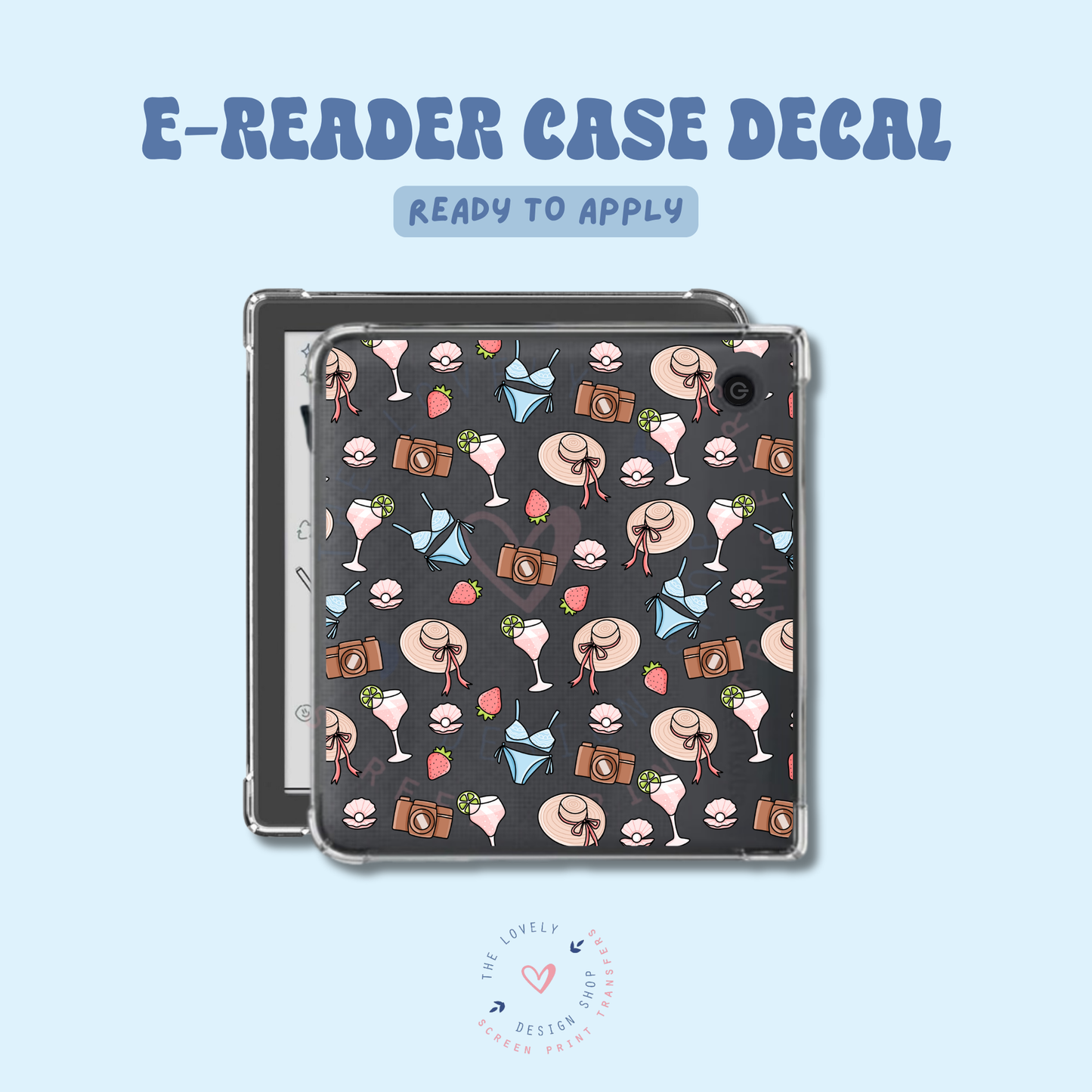 Soft Summer - UV DTF E-Reader Decal Jun 11