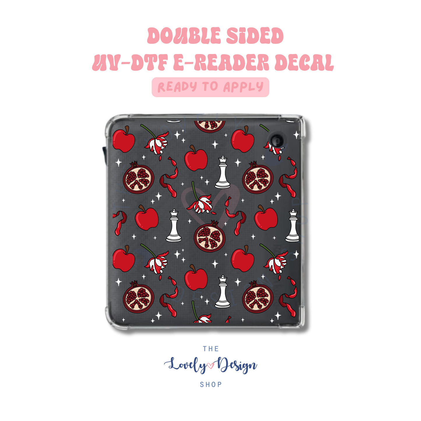 Twilight Book Items - UV DTF E-Reader Decal - Sep 15