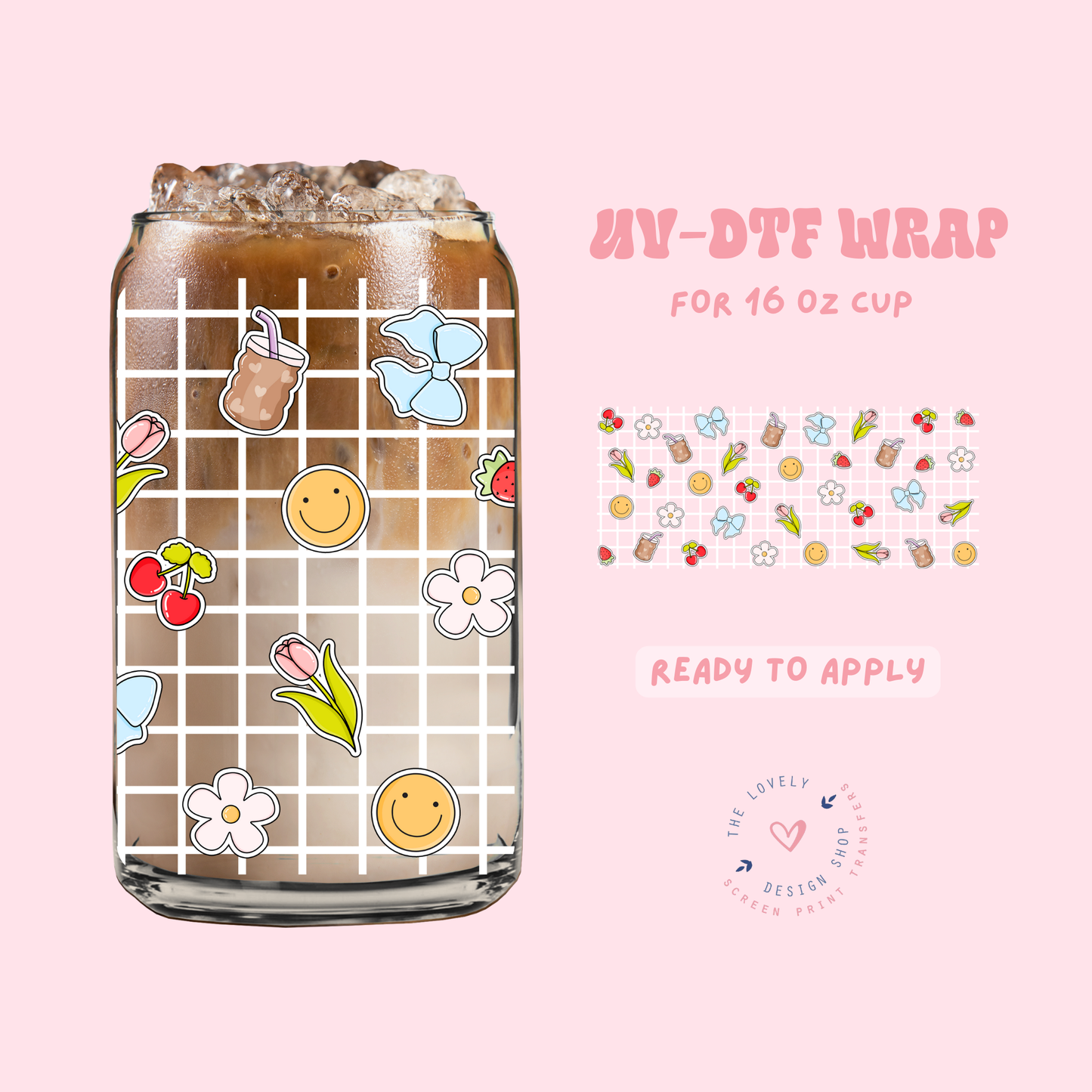 Stickers - UV DTF 16 oz Libbey Cup Wrap - Apr 23