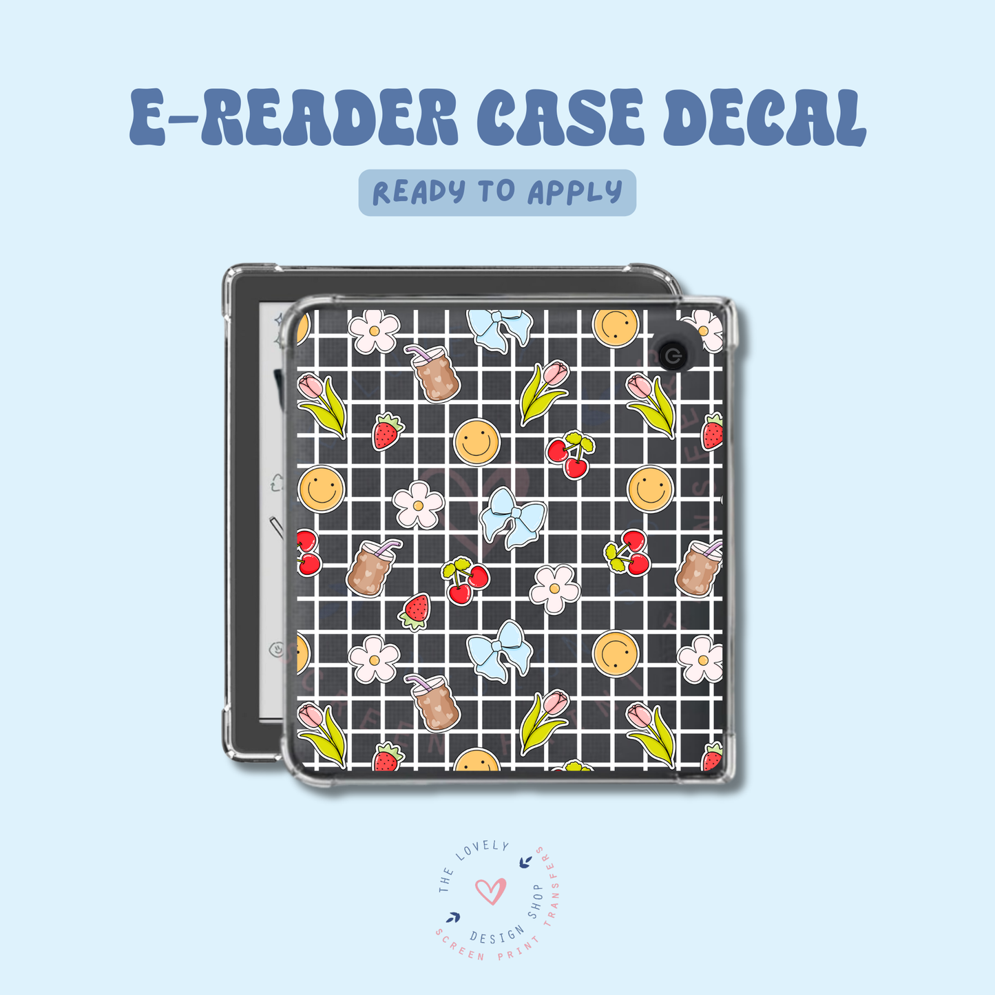 Stickers - UV DTF E-Reader Decal - Apr 23