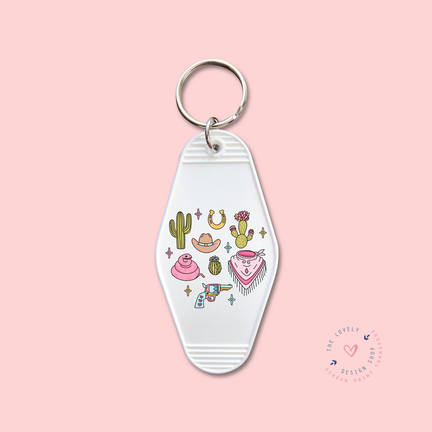 Western Girly - Keychain UV DTF Decal - July 29