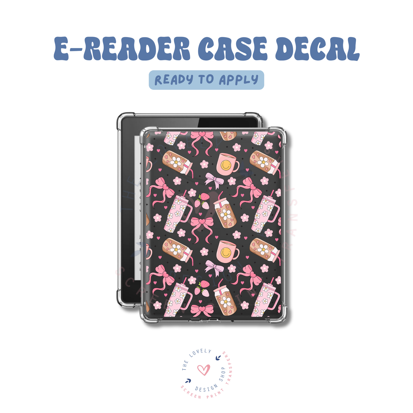 Pink Essentials - UV DTF E-Reader Decal - Feb 19