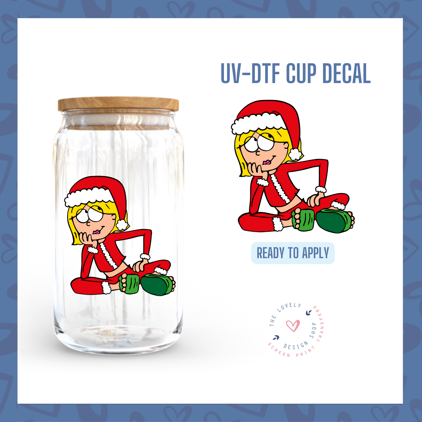 This Is What Christmas Is Made Of - UV DTF Cup Decal - Sep 23