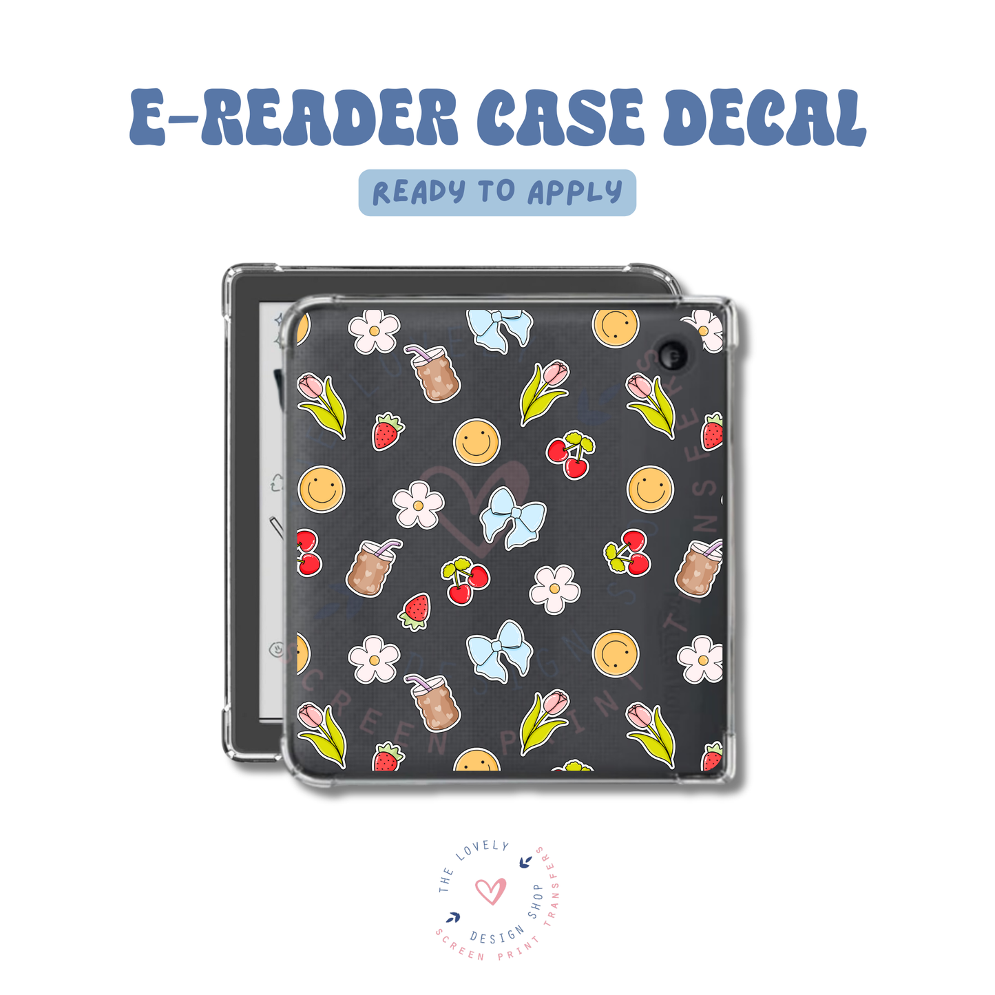 Stickers - UV DTF E-Reader Decal - Apr 23