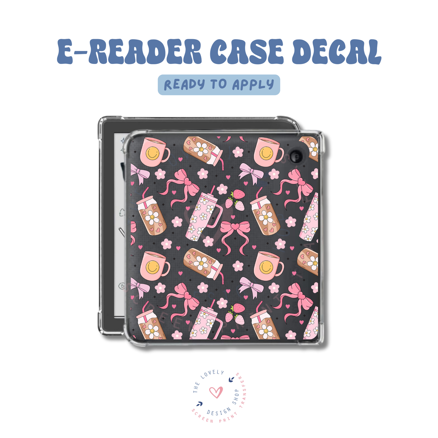 Pink Essentials - UV DTF E-Reader Decal - Feb 19