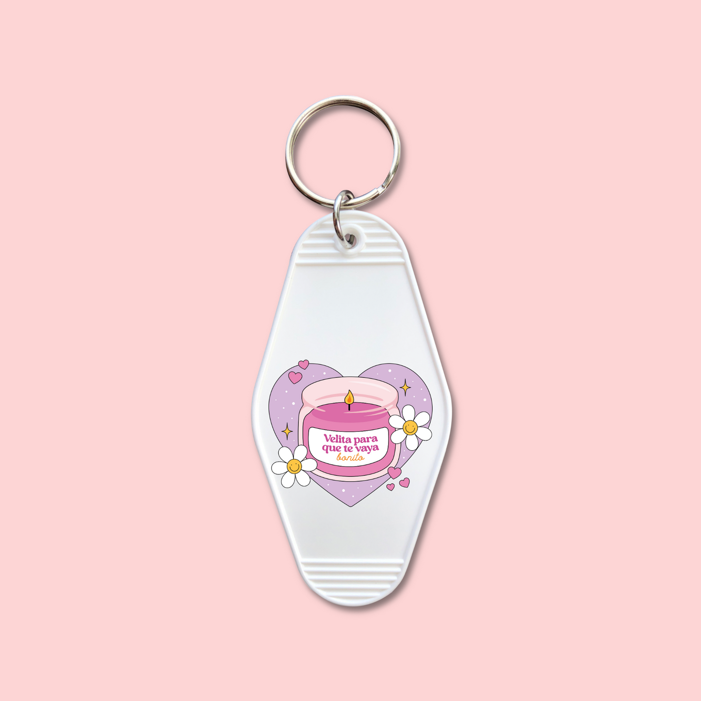 Velita Para Que Te Vaya Bonito - Keychain UV DTF Decal - July 22