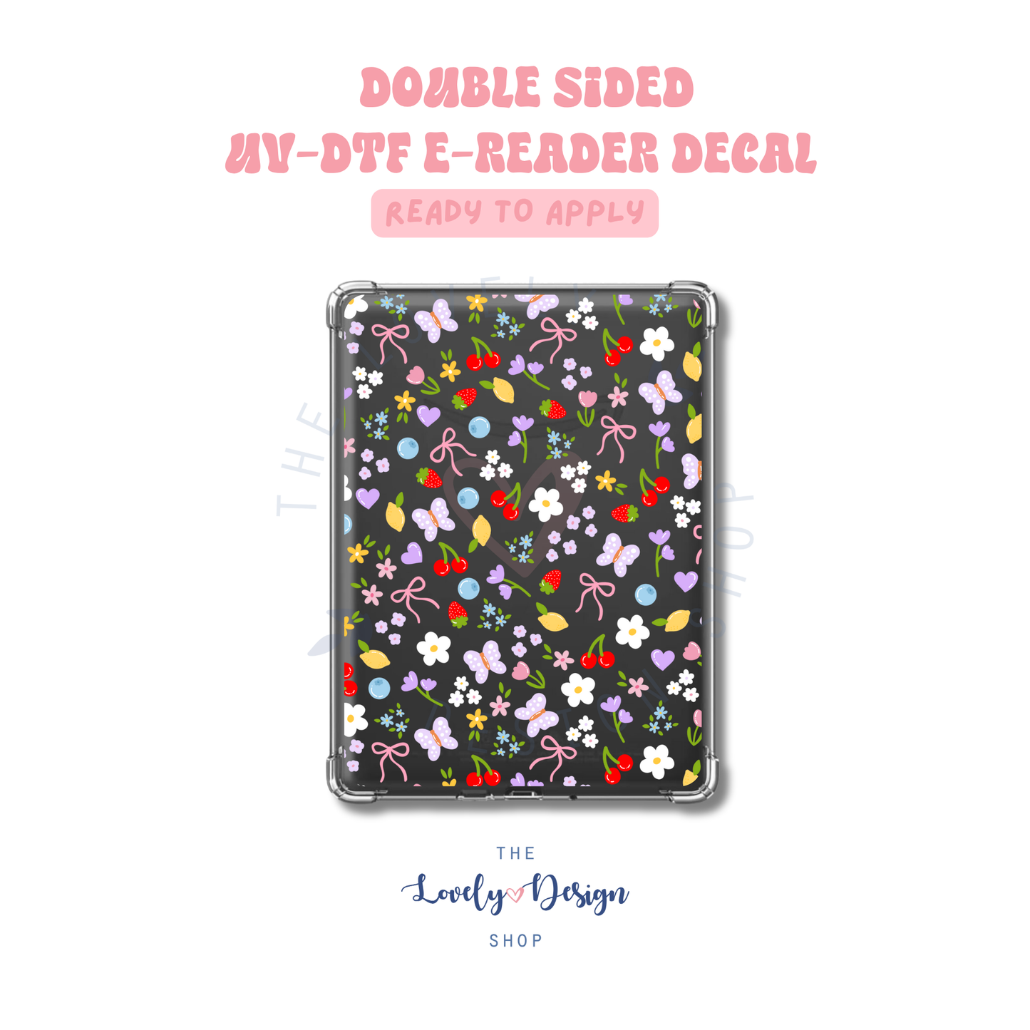 Colorful Summer - UV DTF E-Reader Decal - Aug 8