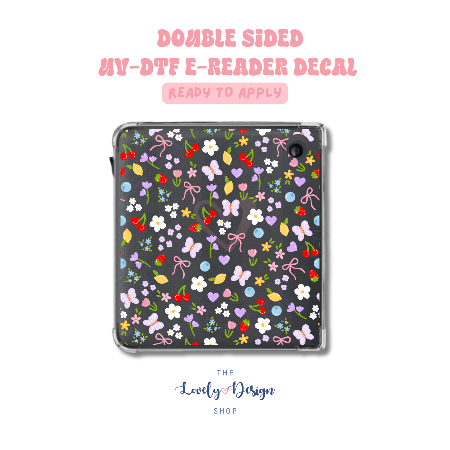 Colorful Summer - UV DTF E-Reader Decal - Aug 8