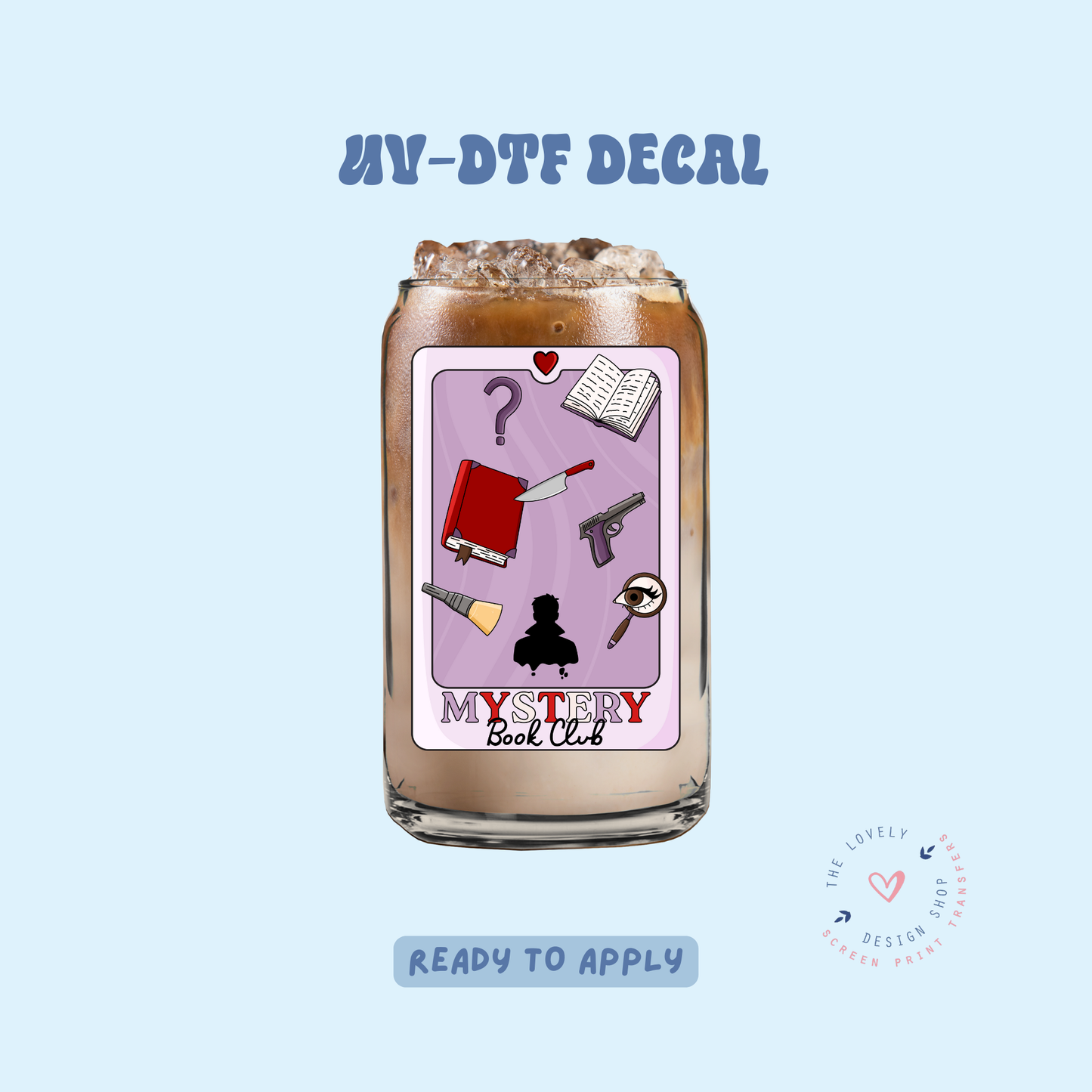Mystery Book Club Tarot Card - UV DTF Cup Decal - Jan 27