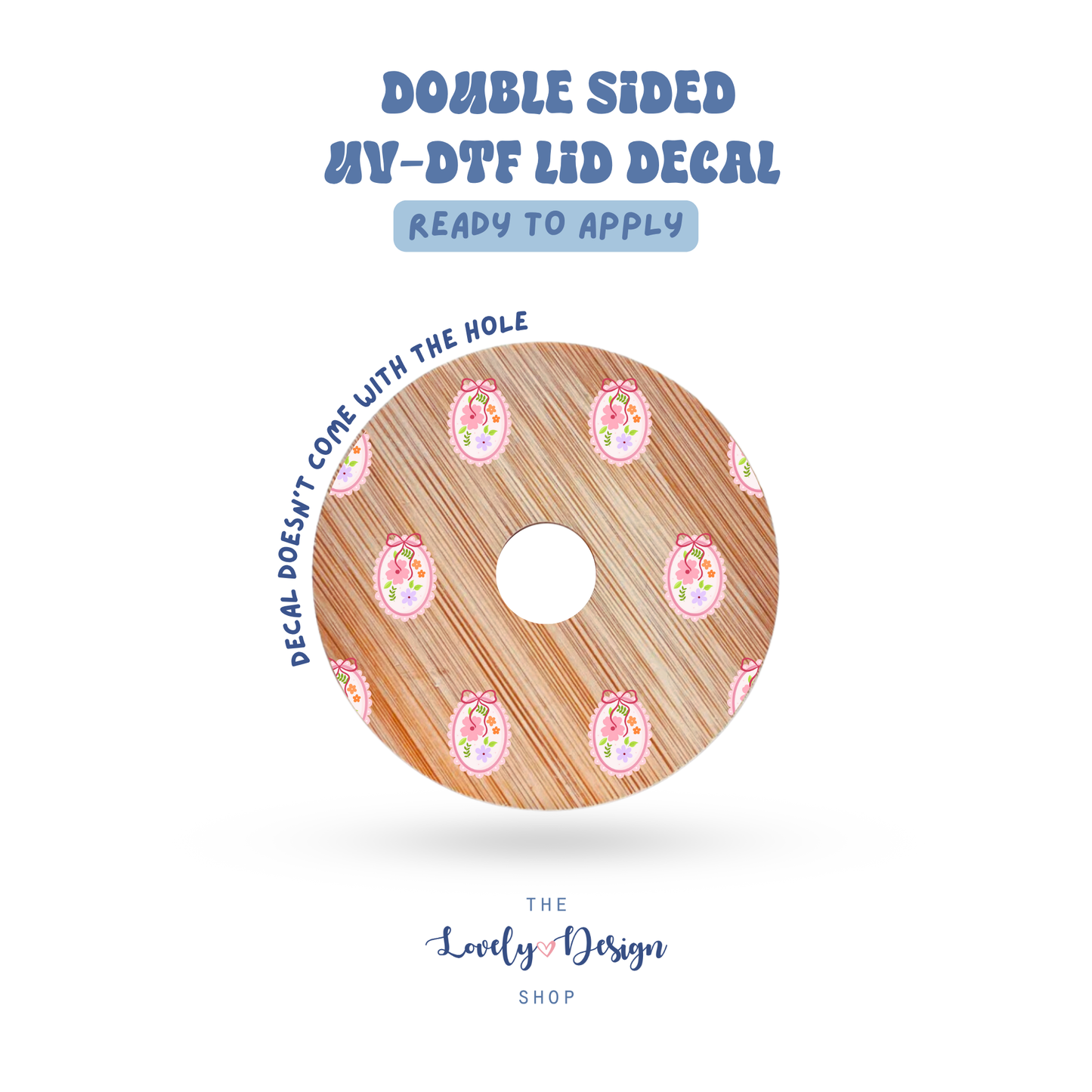 Flower Frames - UV DTF Lid Decal - Aug 8